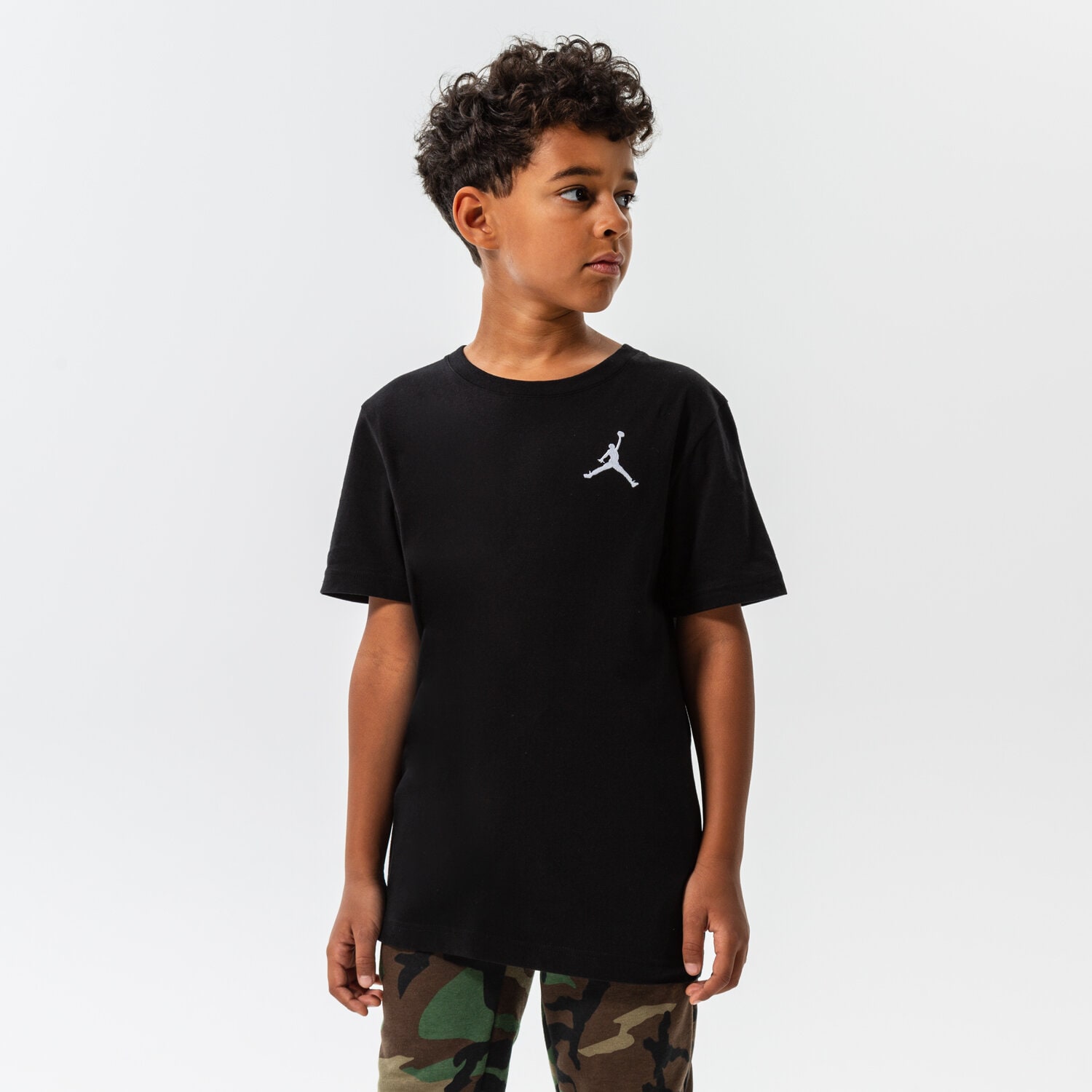 JORDAN T SHIRT JUMPMAN AIR EMB BOY Schwarz 95A873 023 Sizeer