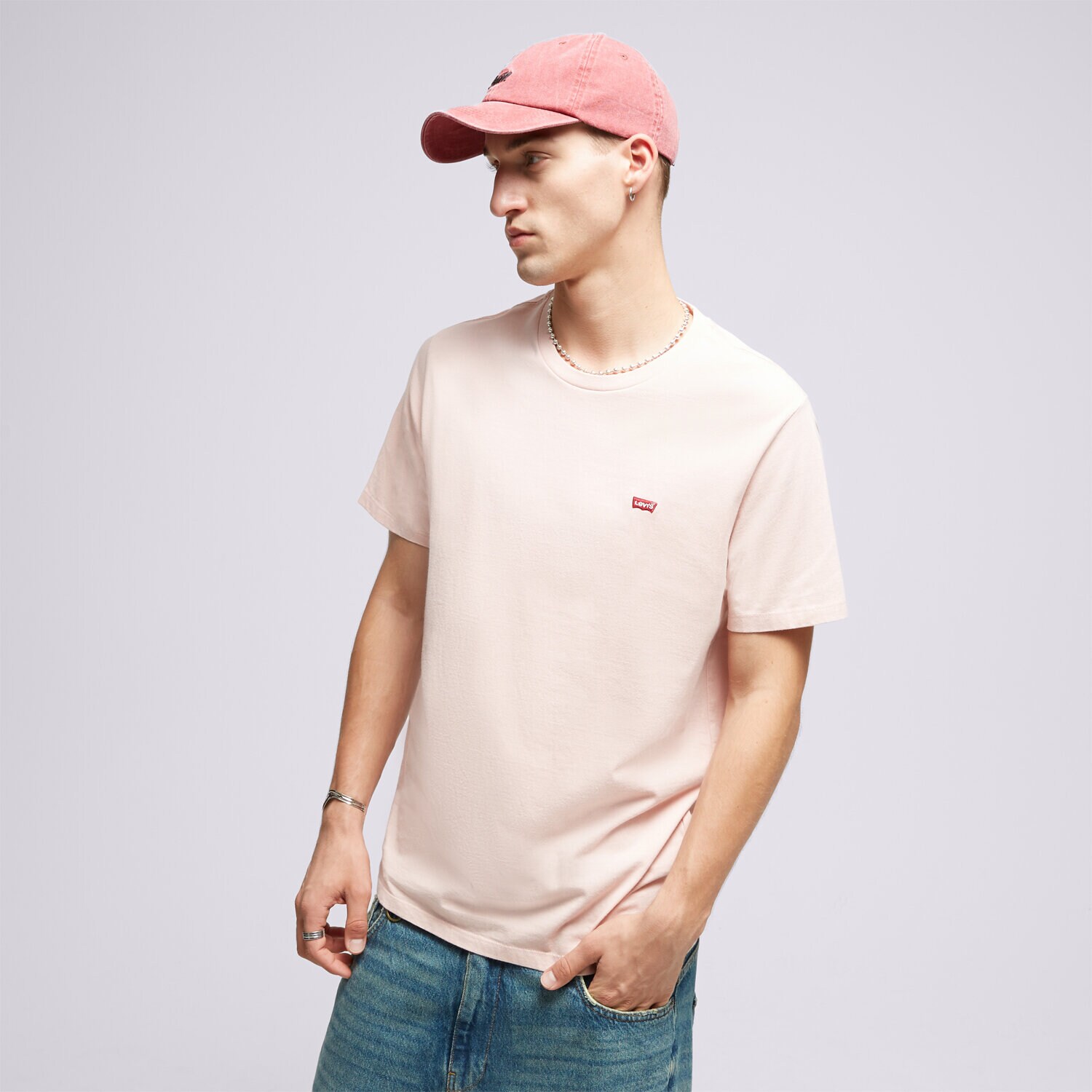 Herren T-Shirt LEVI'S T-SHIRT SS ORIGINAL HM 56605-0159 Rosa