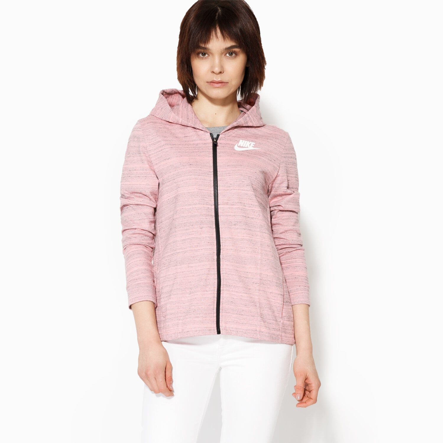 Damen NIKE SWEATSHIRT NSW AV15 JKT KNT 837458808 Rosa