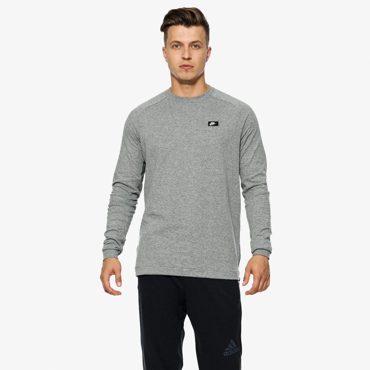 Herren NIKE SWEATSHIRT NSW MODERN CREW LT WT 846350091 Grau