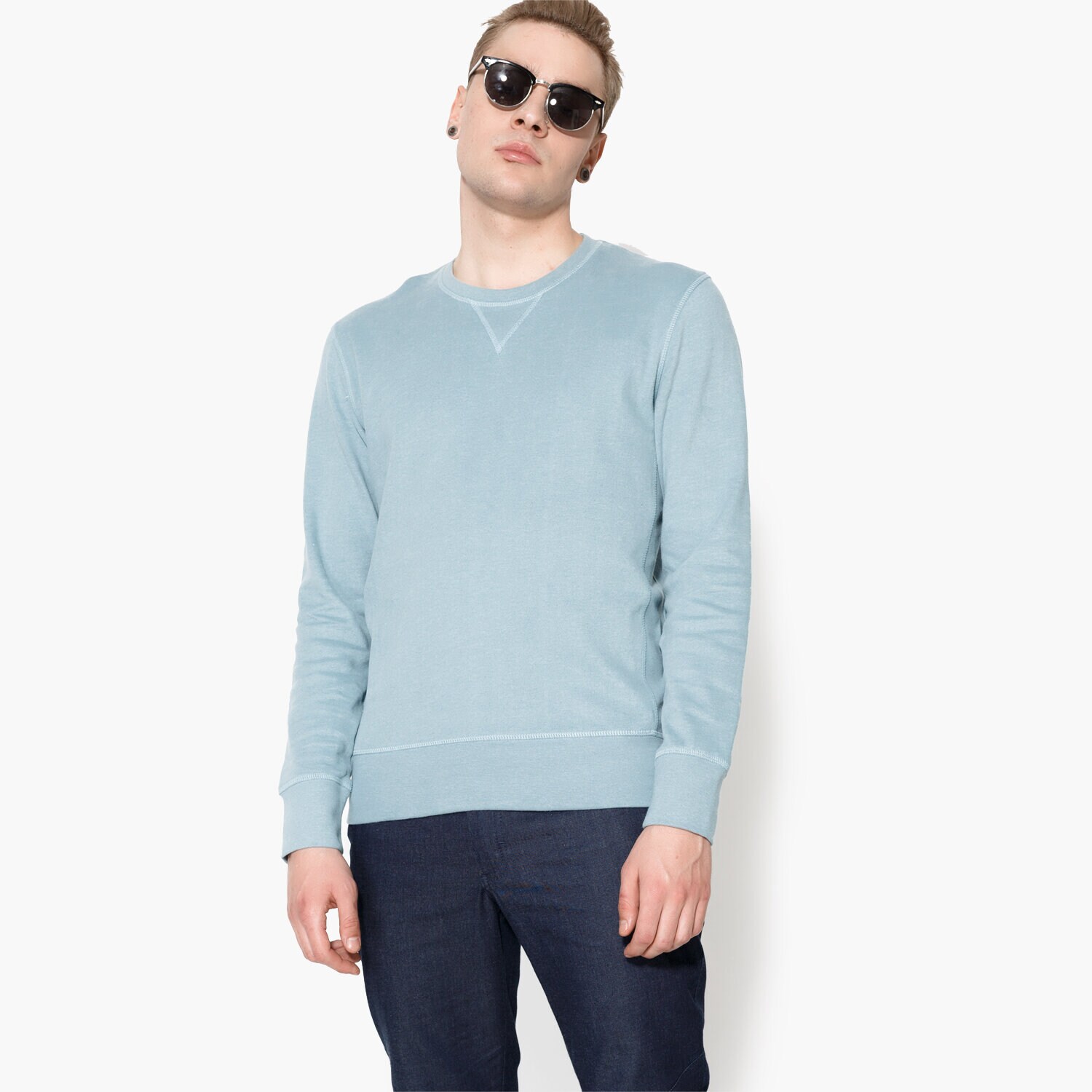 Herren CONFRONT SWEATSHIRT FOND CFV17BLM01002 Blau