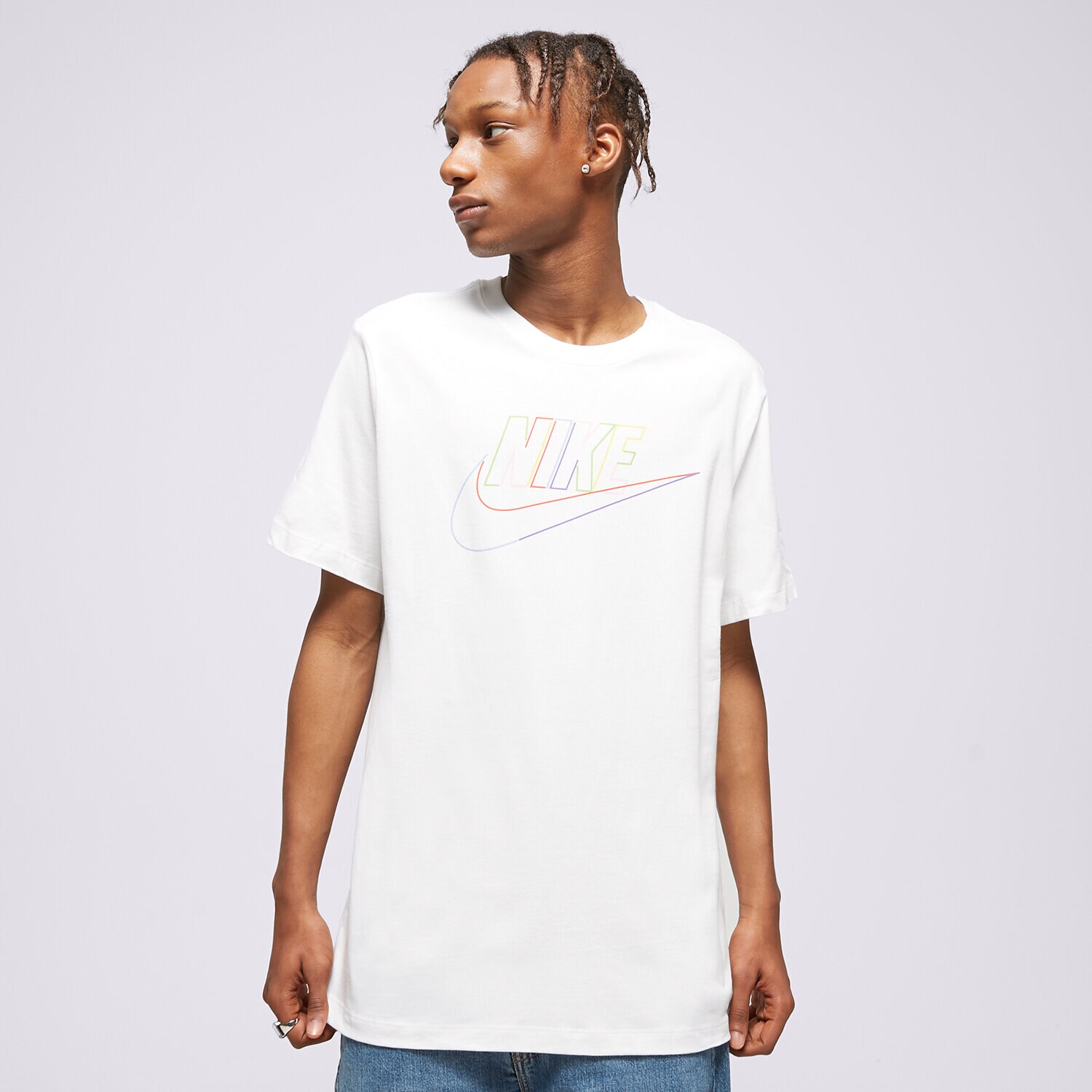 Herren T-Shirt NIKE T-SHIRT M NSW TEE CLUB+ BRD PK HBR DZ2871-100 Weiß