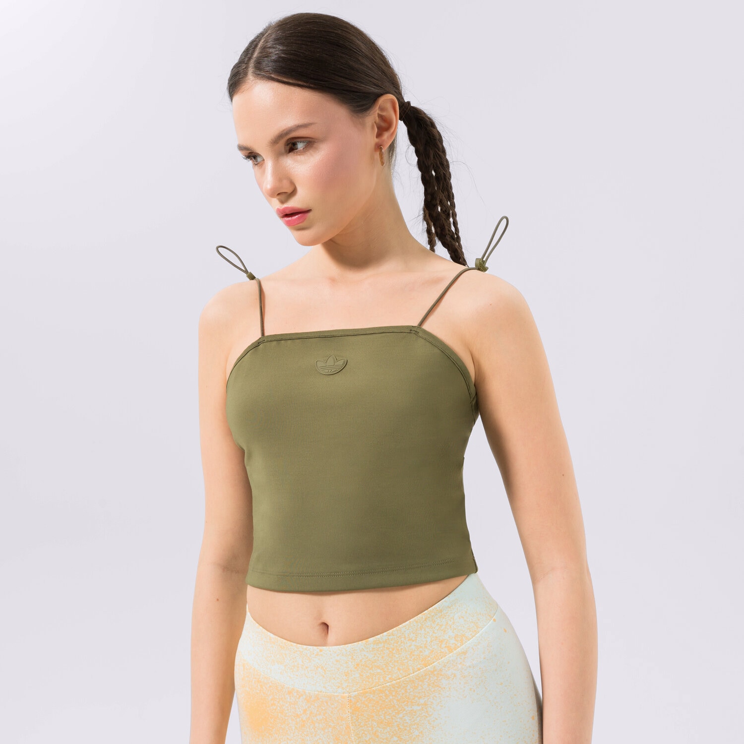 Damen T-Shirt ADIDAS TOP HF1987 HF1987 Khaki