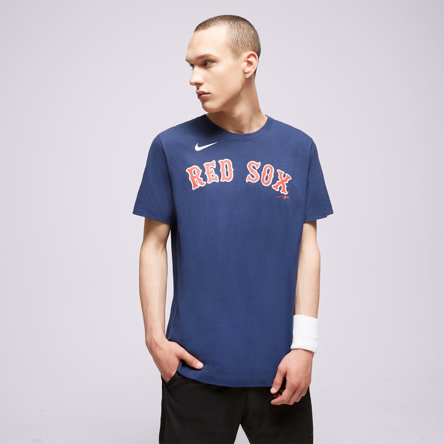 Herren T-Shirt NIKE T-SHIRT BOSTON RED SOX MLB N199-44B-BQ-M3X Dunkelblau