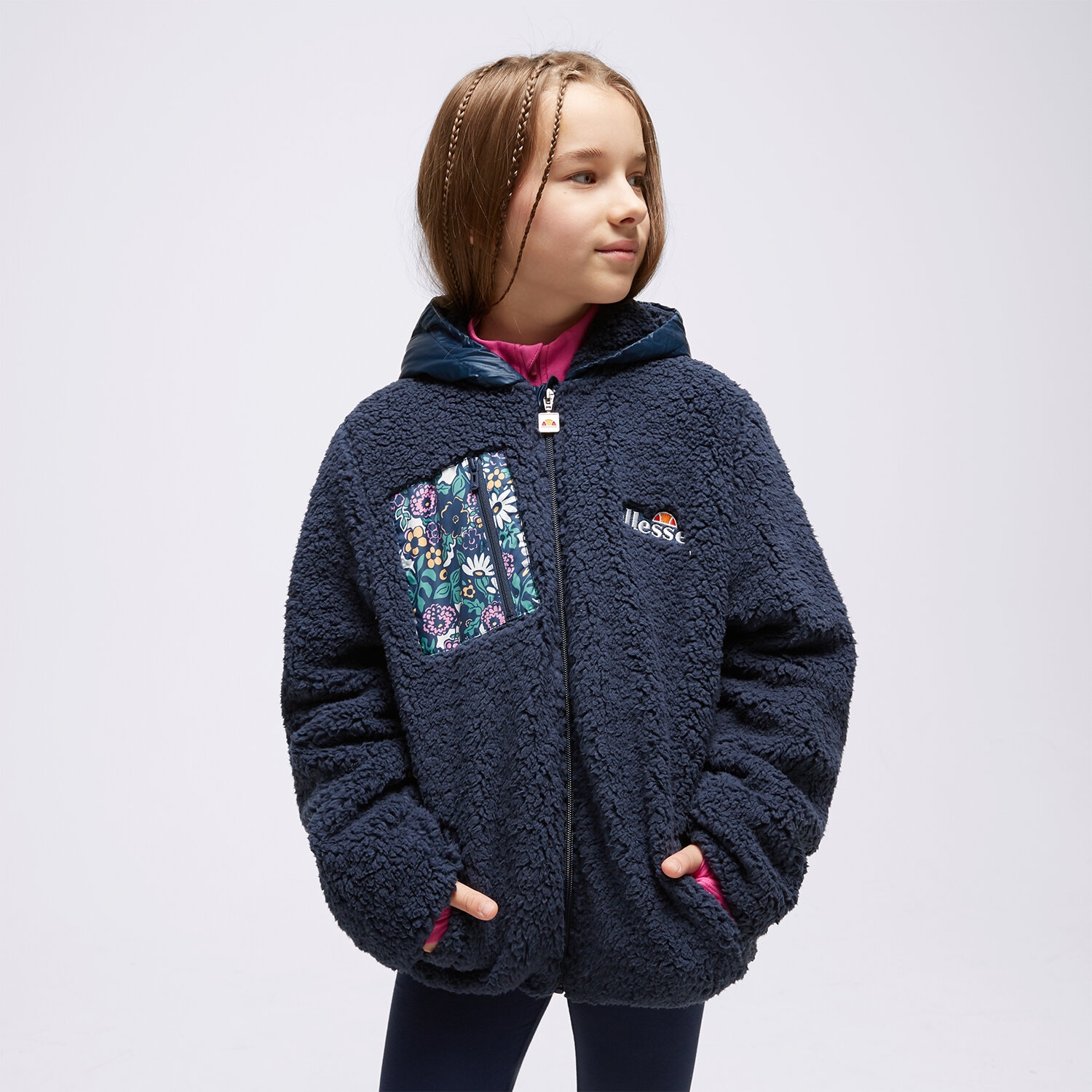 Kinder Übergangsjacke ELLESSE JACKE CIVILE JNR JACKET NAVY S4P16108429 Dunkelblau