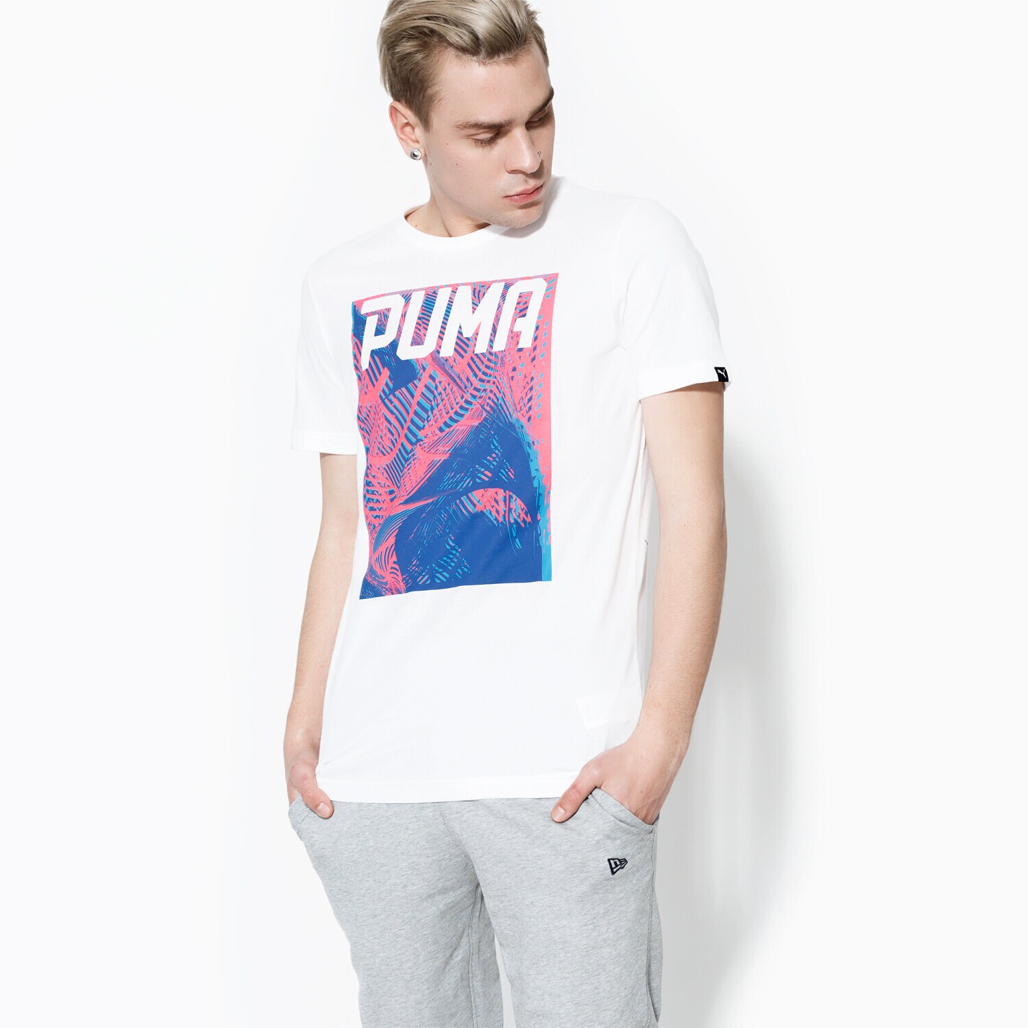 Herren T-Shirt PUMA T-SHIRT SS DYNAMO TEE 59093402 Weiß