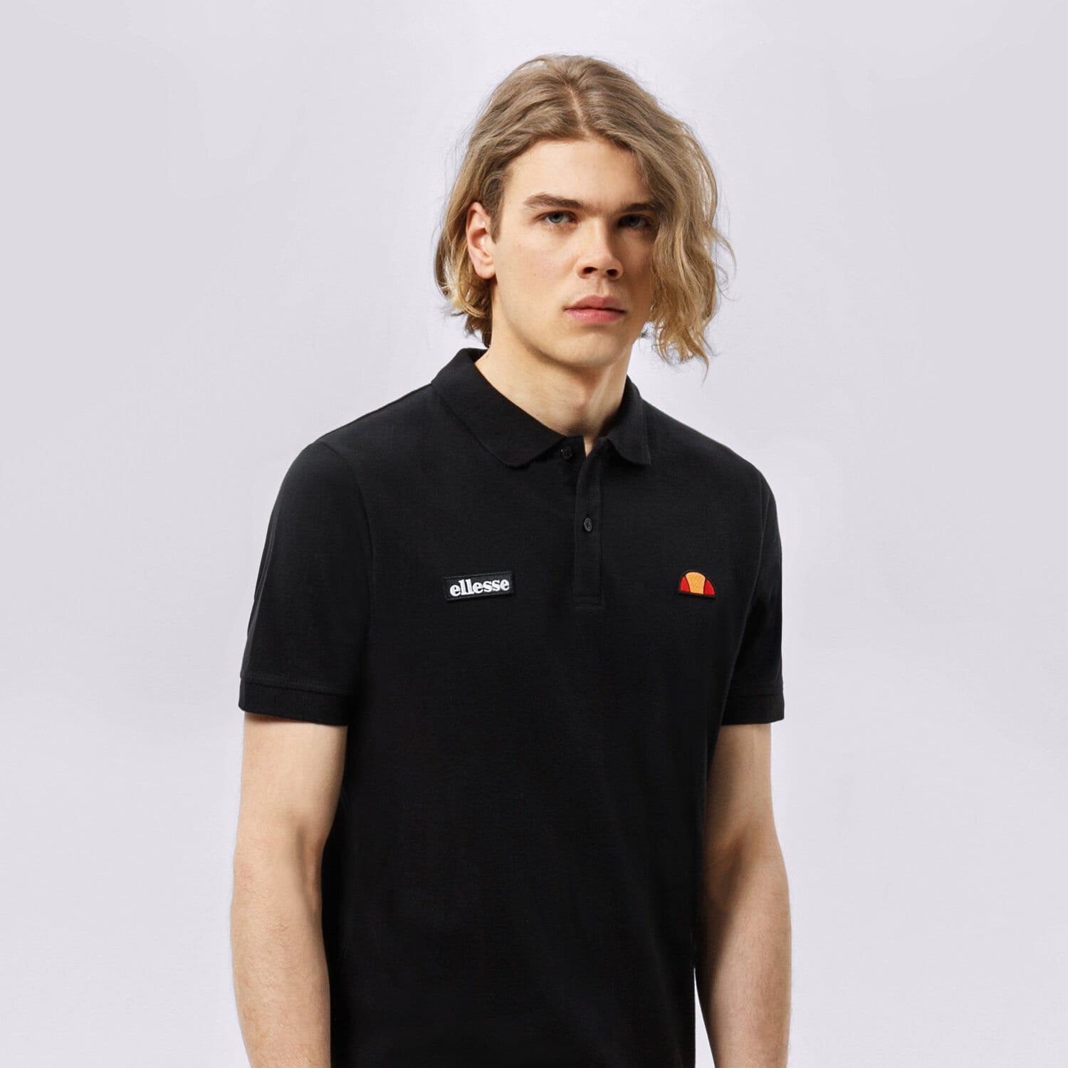 Herren Polo-Shirt ELLESSE POLO MONTURA BLK SHS04475001 Schwarz