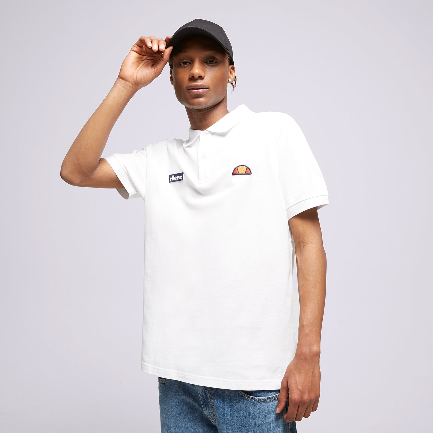 Herren Polo-Shirt ELLESSE POLO MONTURA WHT SHS04475908 Weiß