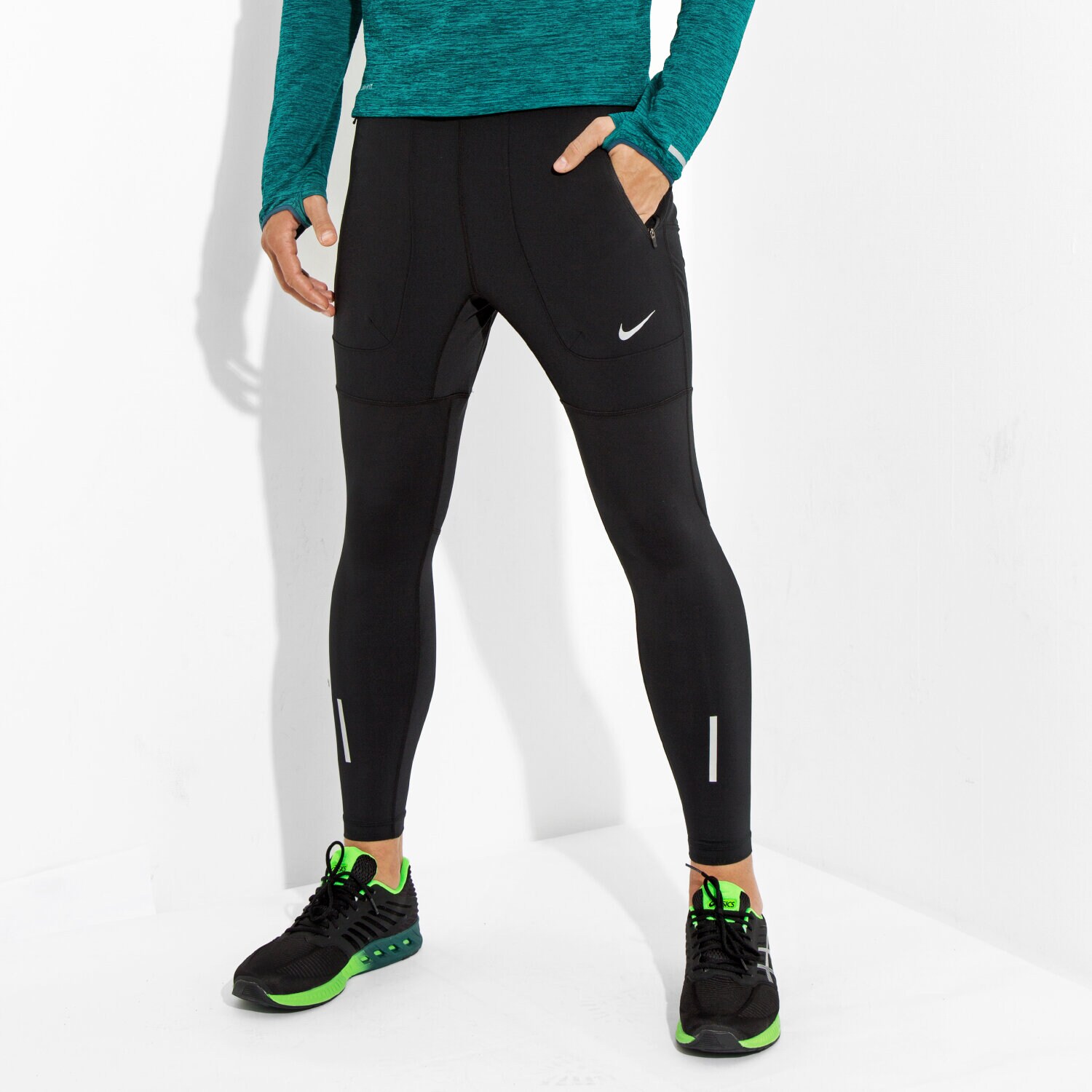 Herren Hosen NIKE LEGGINGS UTILITY TIGHT 717776010 Schwarz