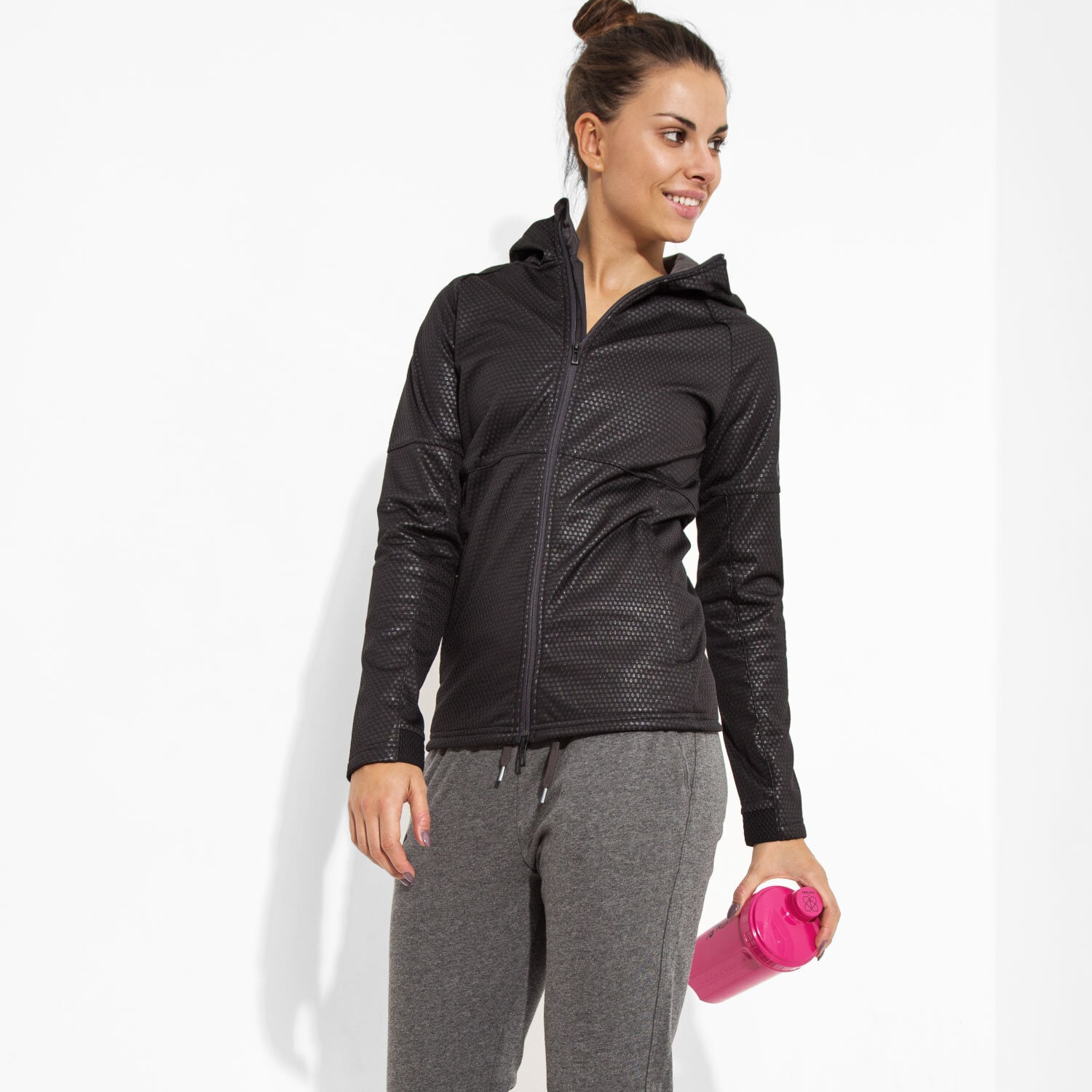 Damen Übergangsjacke ADIDAS JACKE SOFTSHEL CLIMAST ORM FLC AY3428 Schwarz