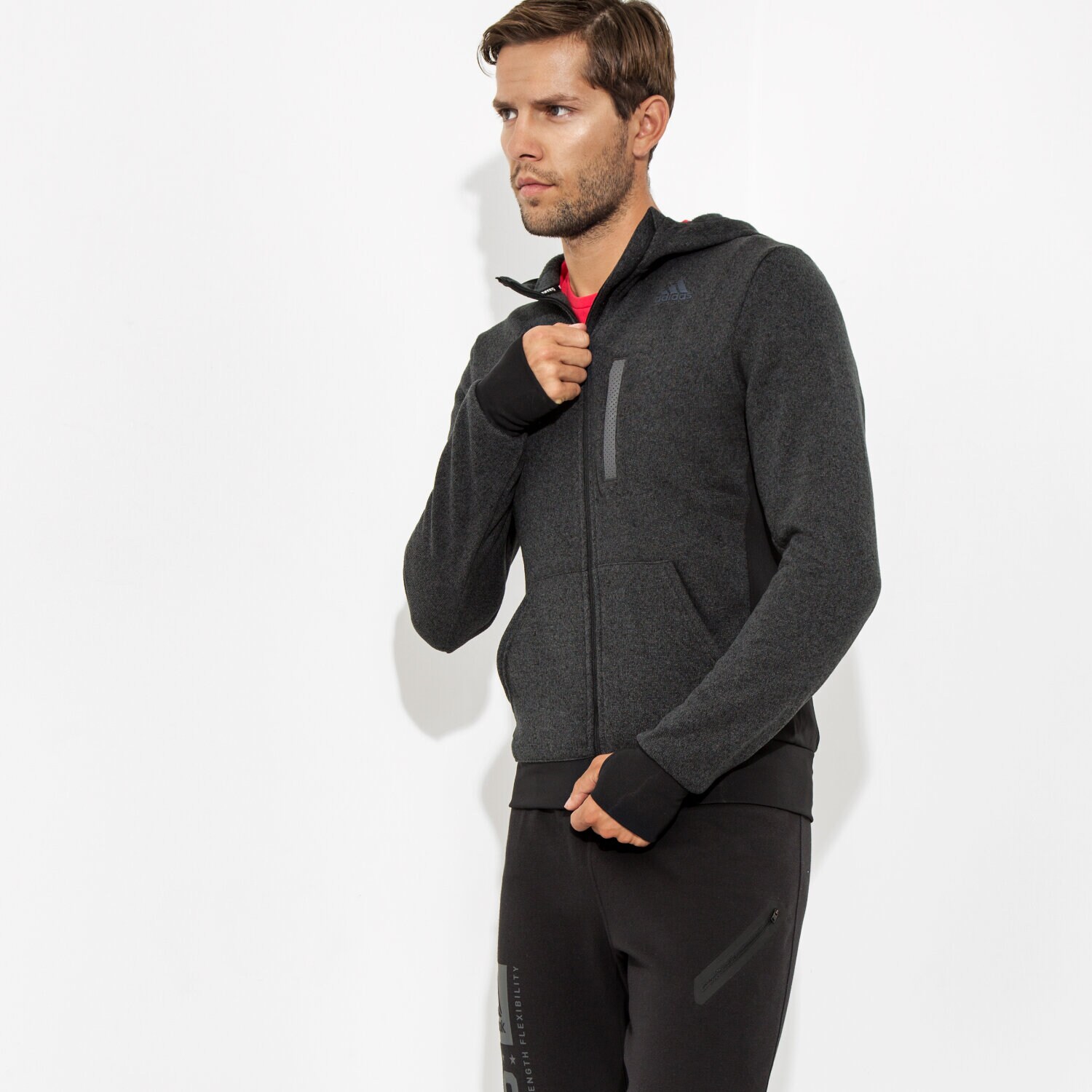 Herren Übergangsjacke ADIDAS JACKE SOFTSHEL ULT FL JKT M AP8114 Schwarz