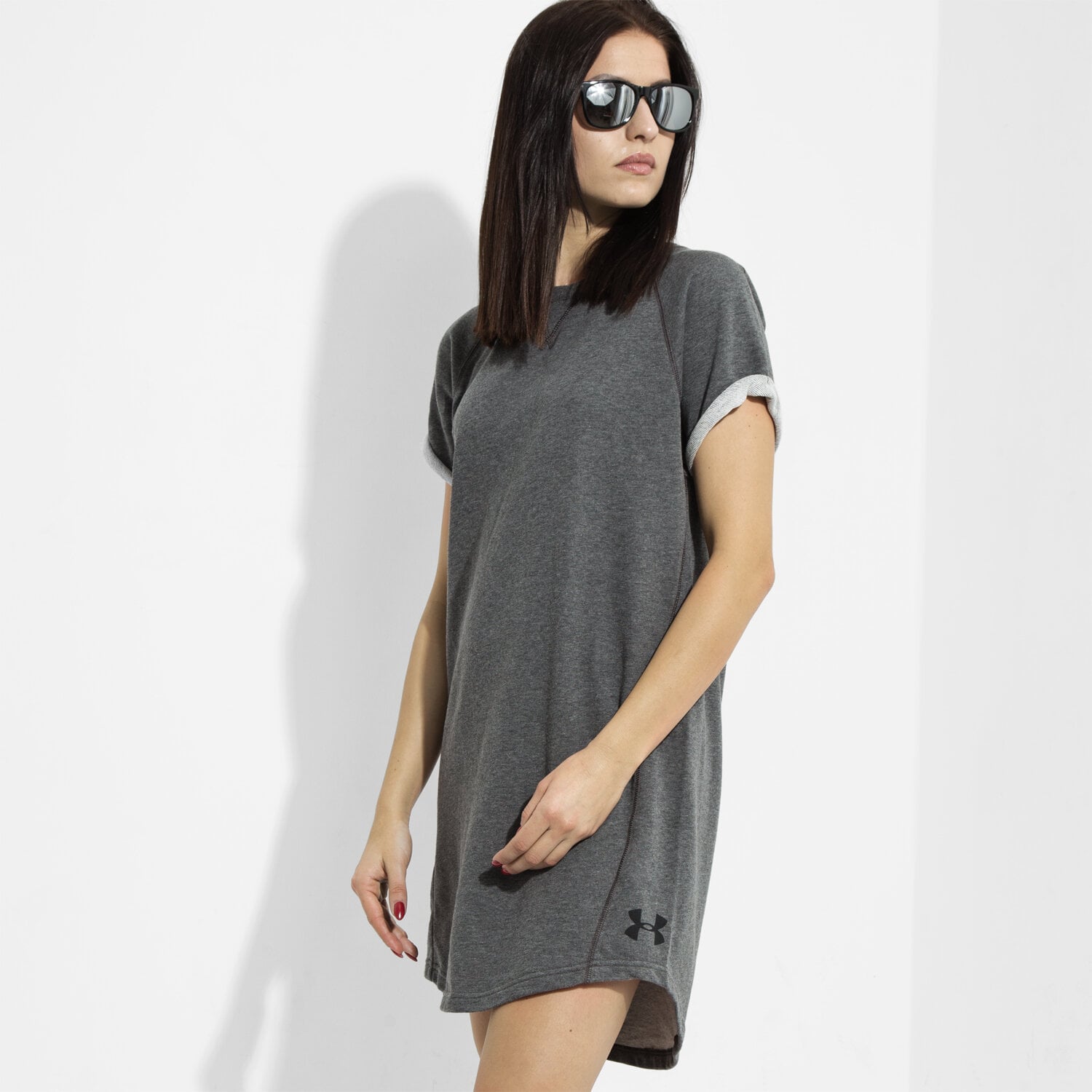 Damen T-Shirt UNDER ARMOUR T-SHIRT SS FAVORI TE FT TUNI 1277212090 Grau