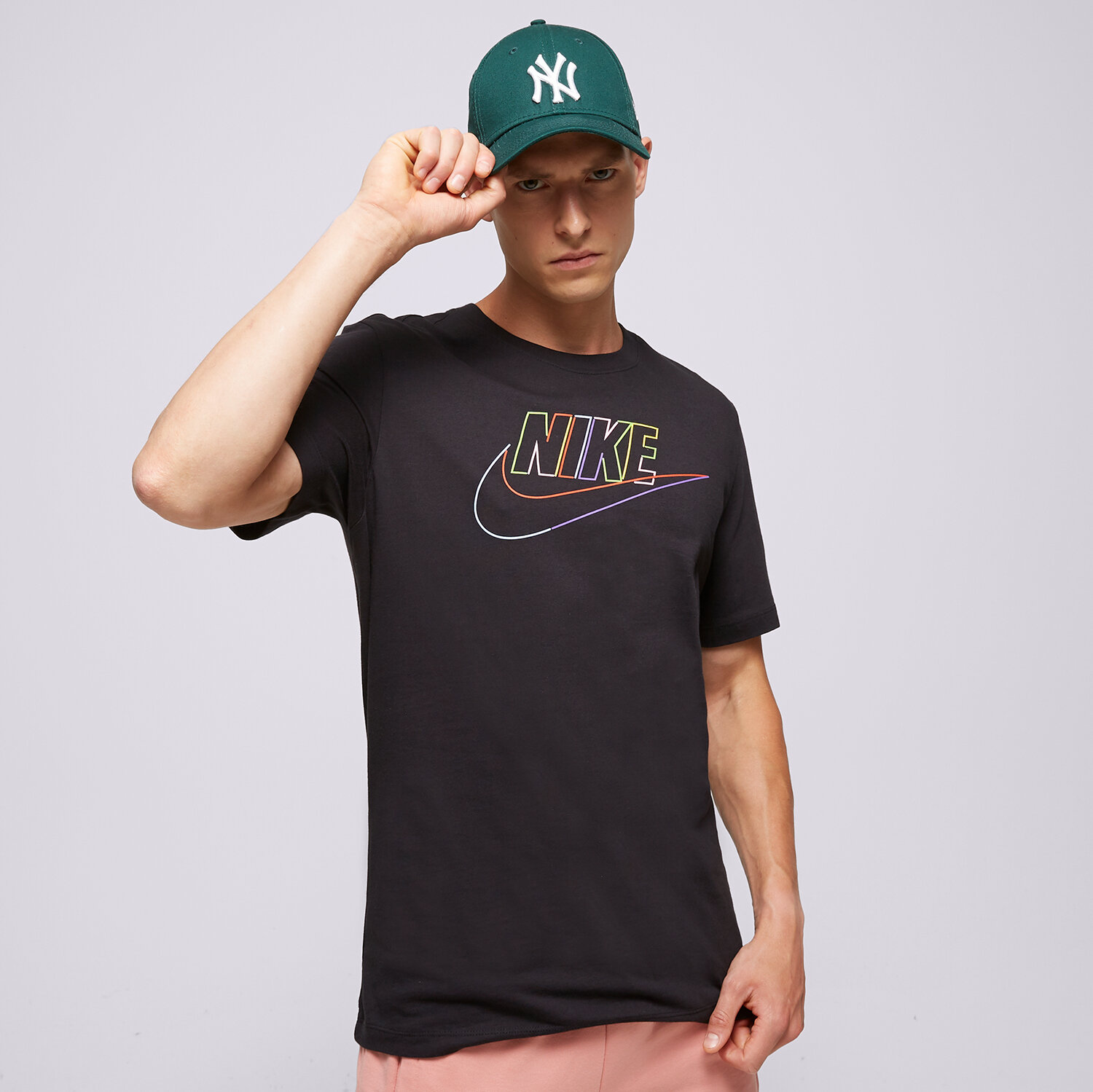 Herren T-Shirt NIKE T-SHIRT M NSW TEE CLUB+ BRD PK HBR DZ2871-010 Schwarz