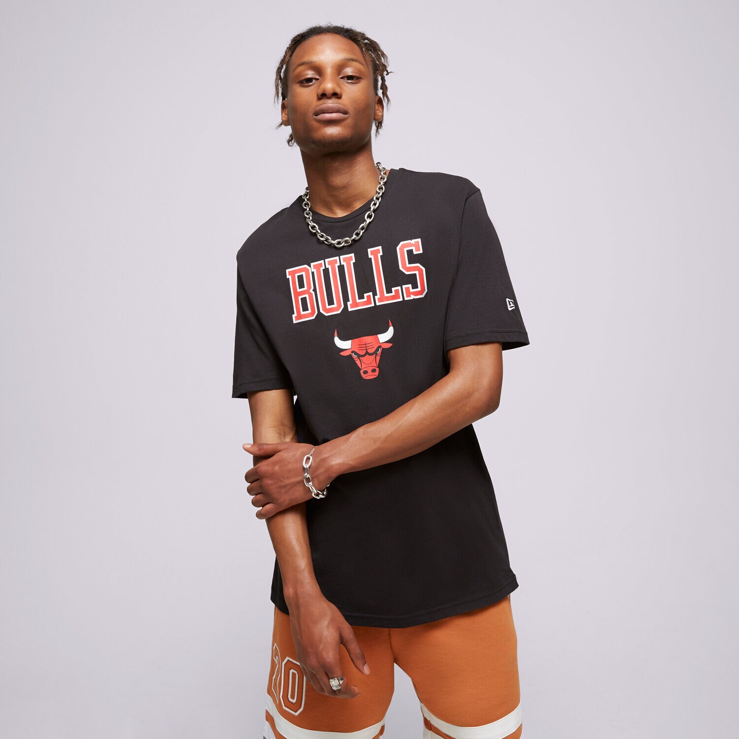 Herren T-Shirt NEW ERA T-SHIRT NBA TEAM LOGO BULLS CHICAGO BULLS 60357049 Schwarz
