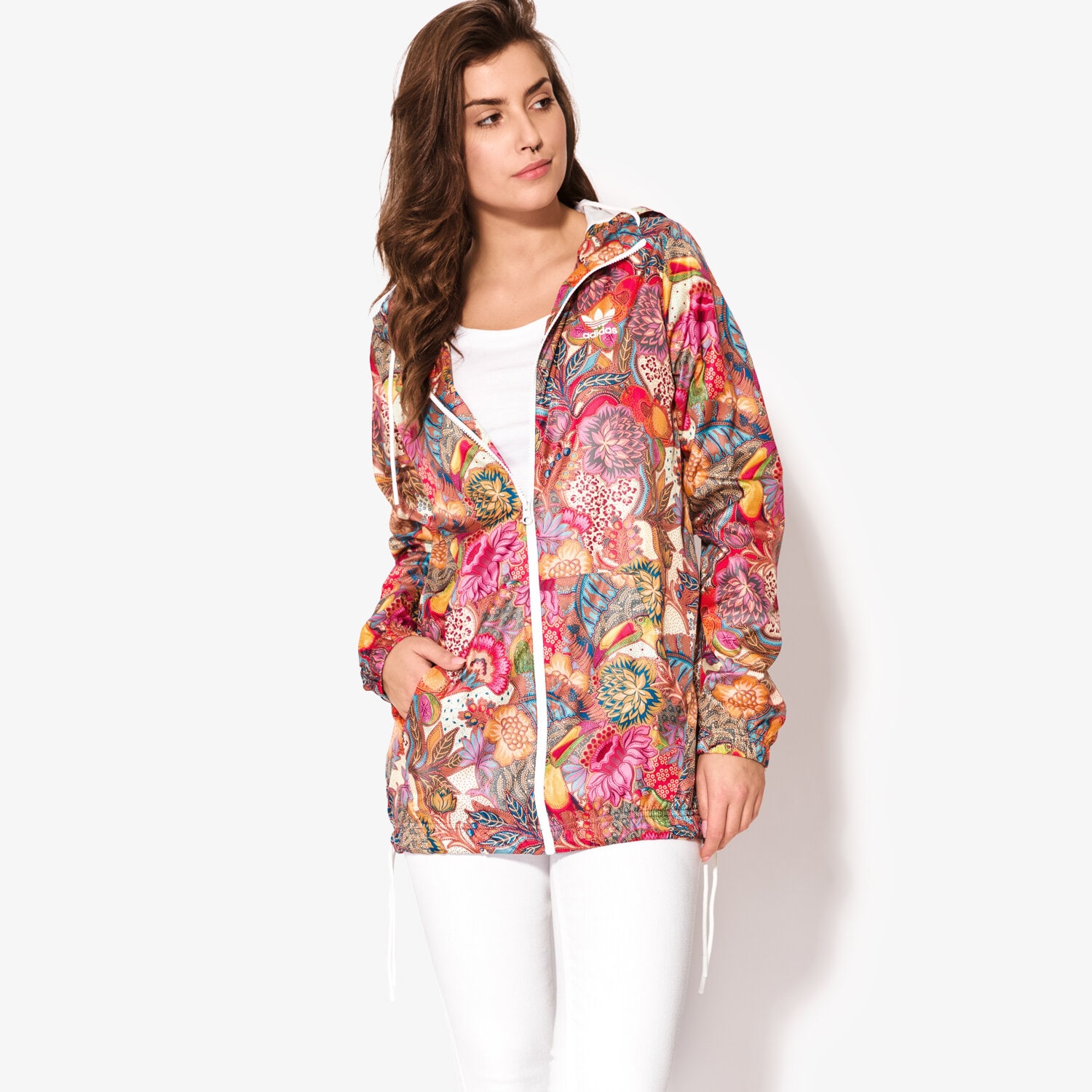 Damen Übergangsjacke ADIDAS JACKE FUGIPRABALI WB BJ9037 Multicolor