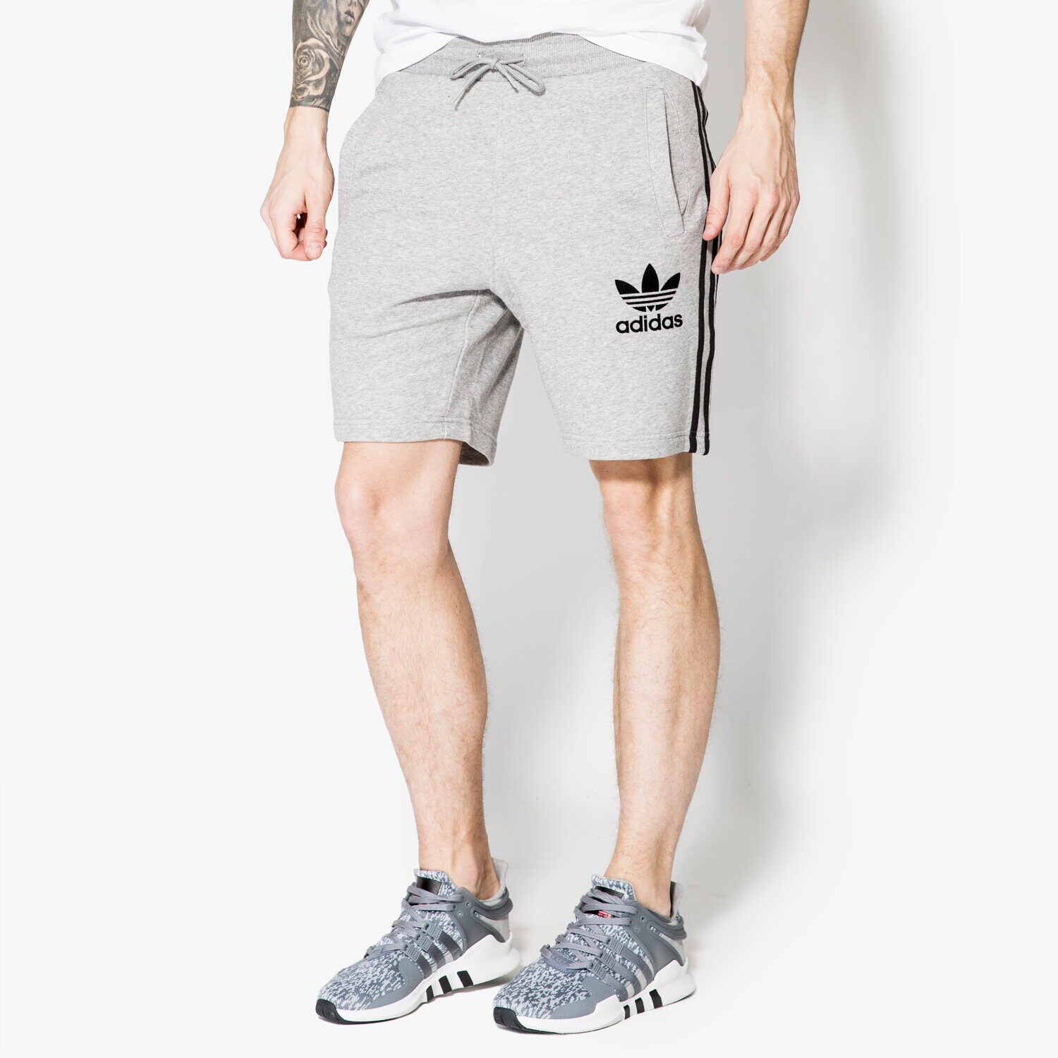 Herren Shorts ADIDAS SHORTS CLFN FT BK0005 Grau