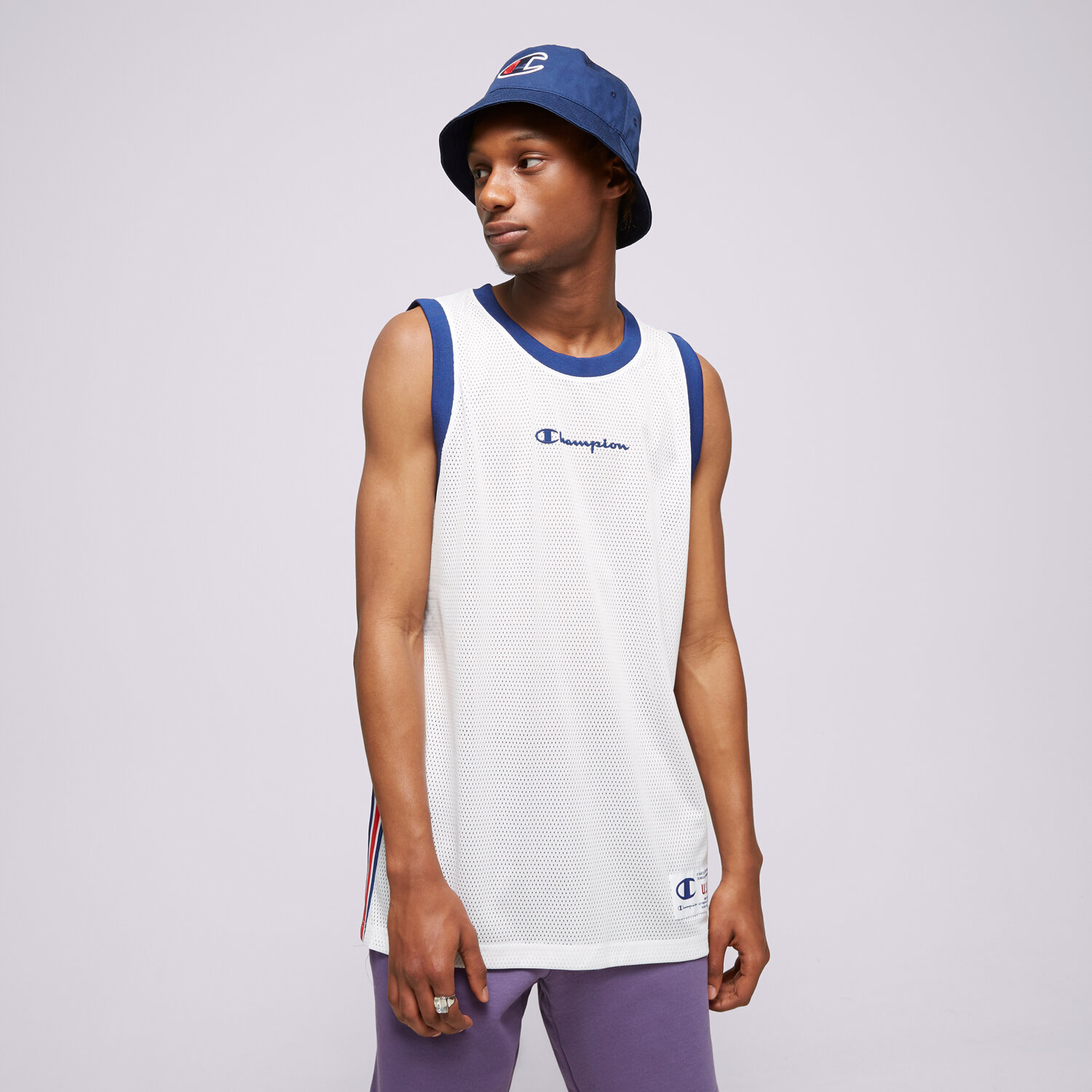 Herren Hosen CHAMPION TANK TANK TOP 218769WW001 Weiß