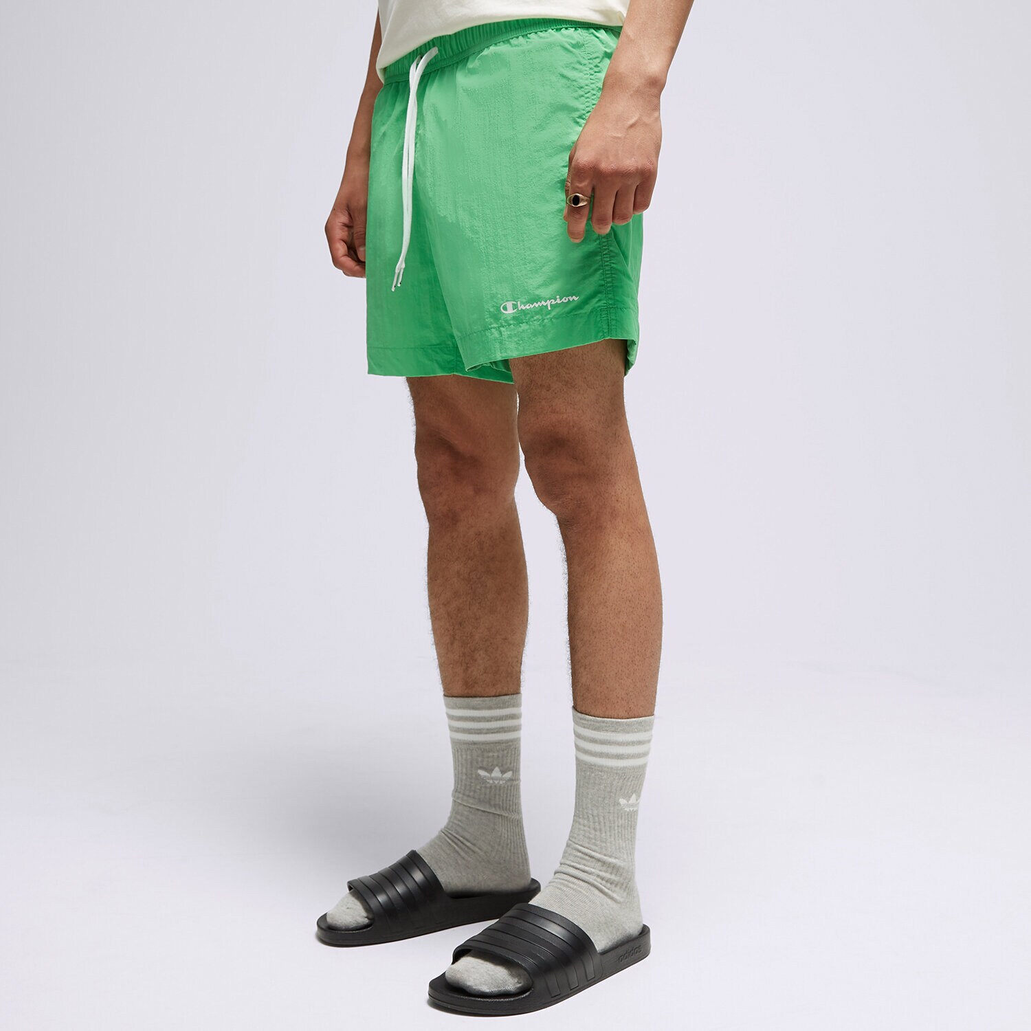 Herren Shorts CHAMPION SHORTS BEACHSHORT 216069GS024 Grün