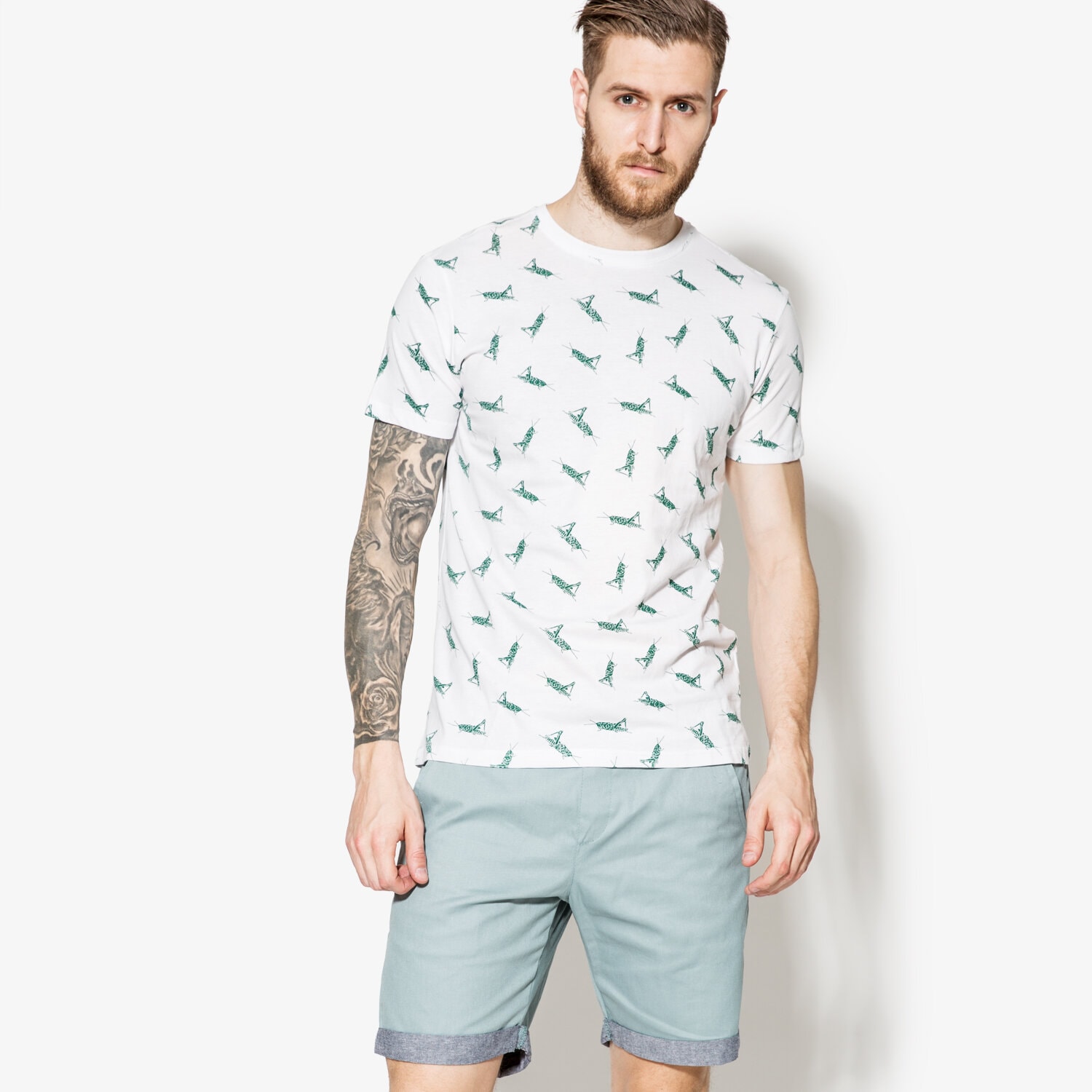 Herren T-Shirt CONFRONT T-SHIRT SS CRICKETS CF17TSM87001 Weiß