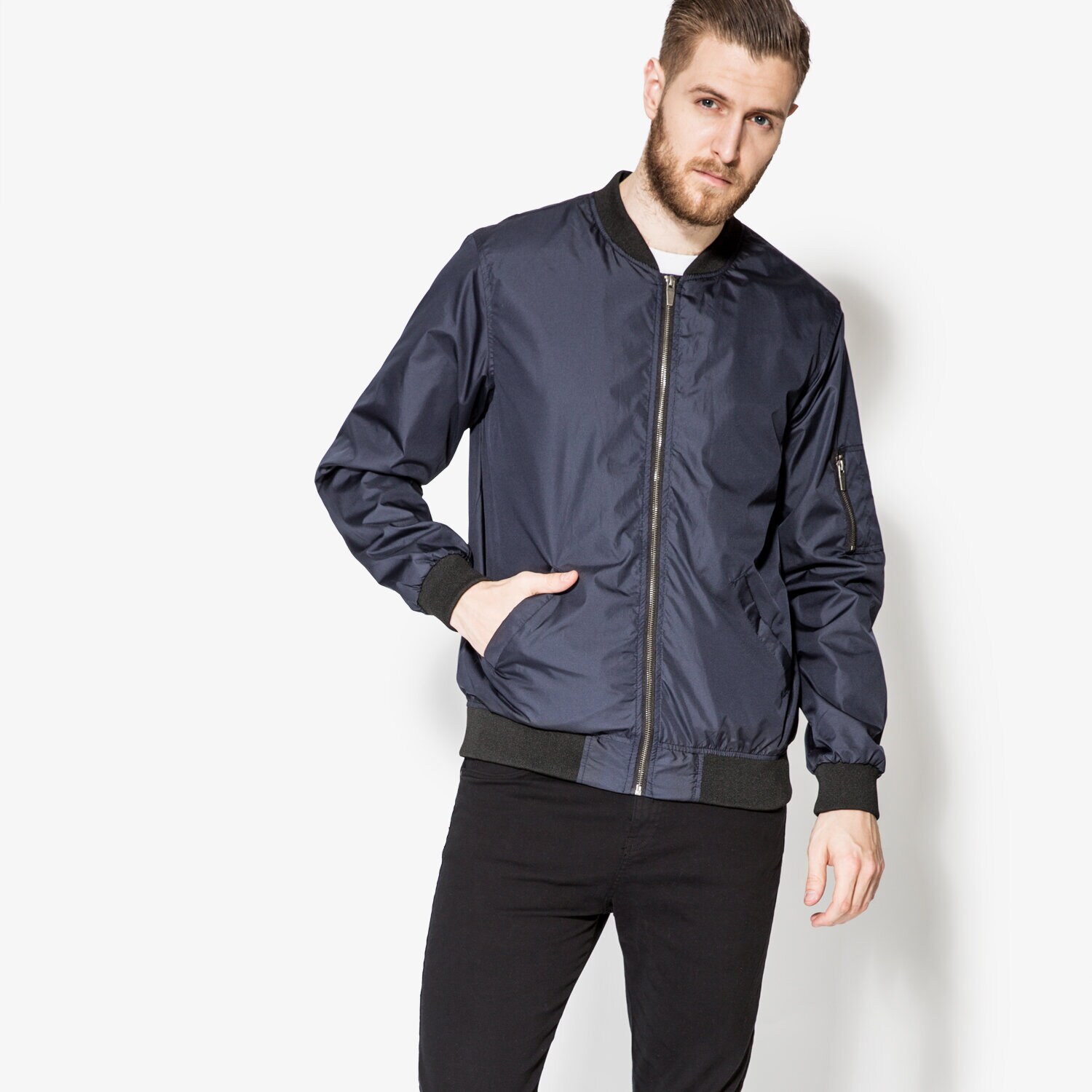 Herren Übergangsjacke CONFRONT JACKE LOBO CF17KUM25001 Dunkelblau