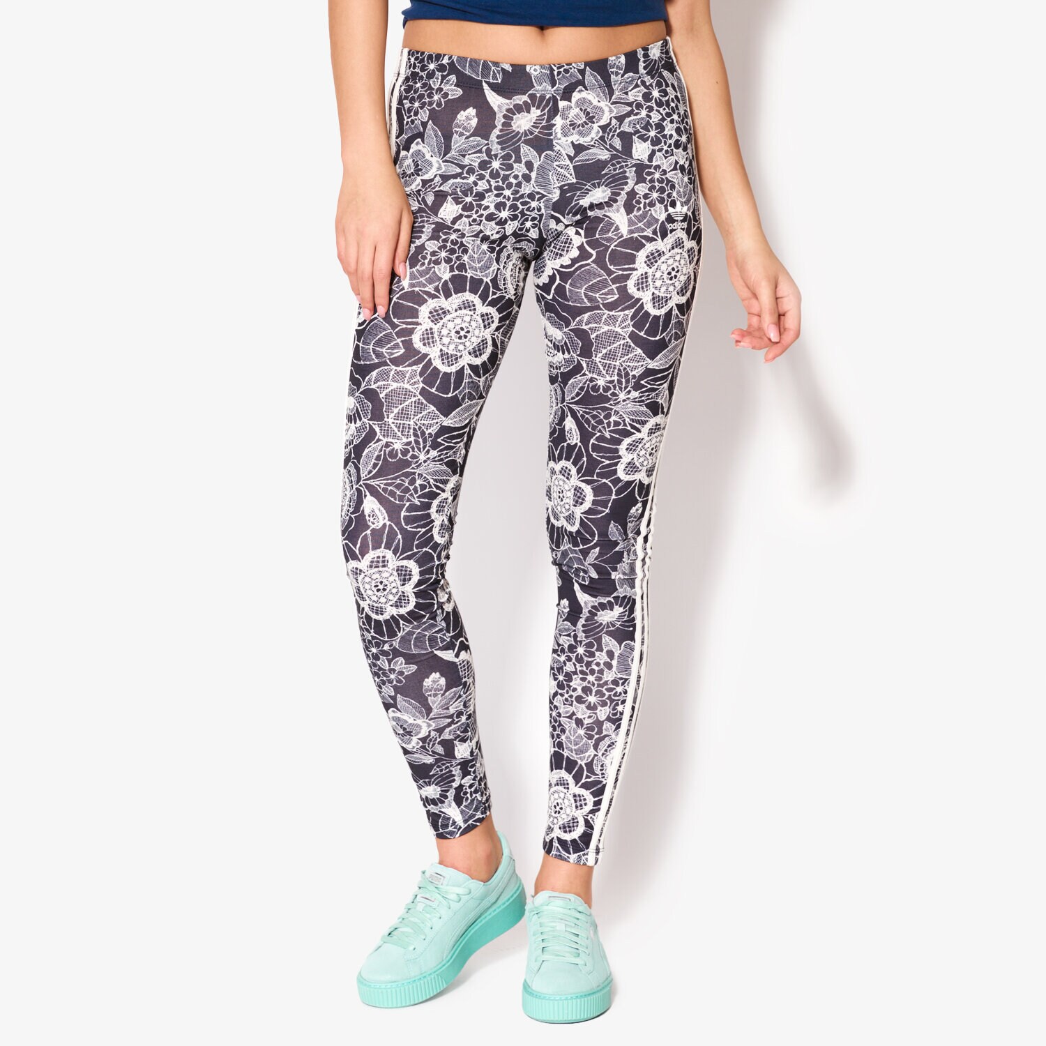 Damen Hosen ADIDAS LEGGINGS FLORIDO BJ8397 Schwarz