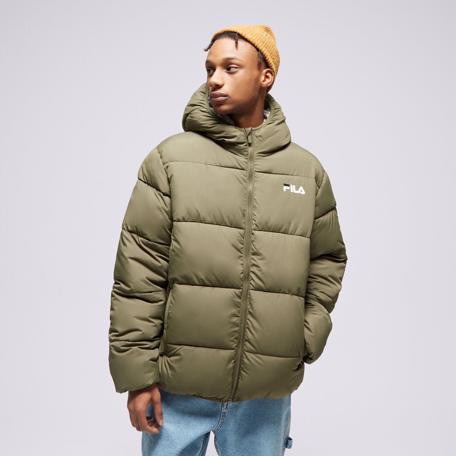 Herren Winterjacke FILA JACKE WINTER BUGSY  FW23SPM200769 Khaki