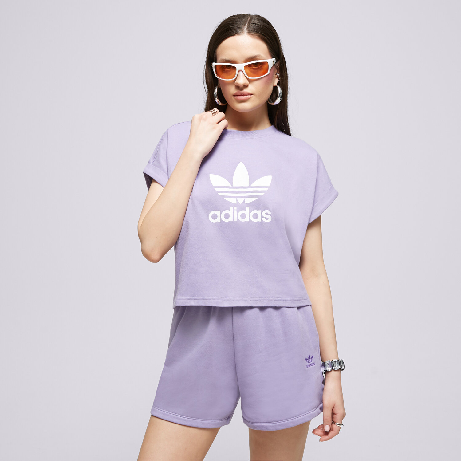 Damen T-Shirt ADIDAS T-SHIRT SHORT TEE IC5468 Blau