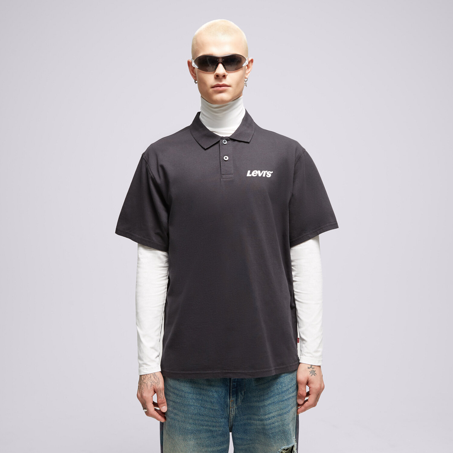 Herren Polo-Shirt LEVI'S POLO GRAPHIC VINTAGE FIT A6146-0004 Schwarz