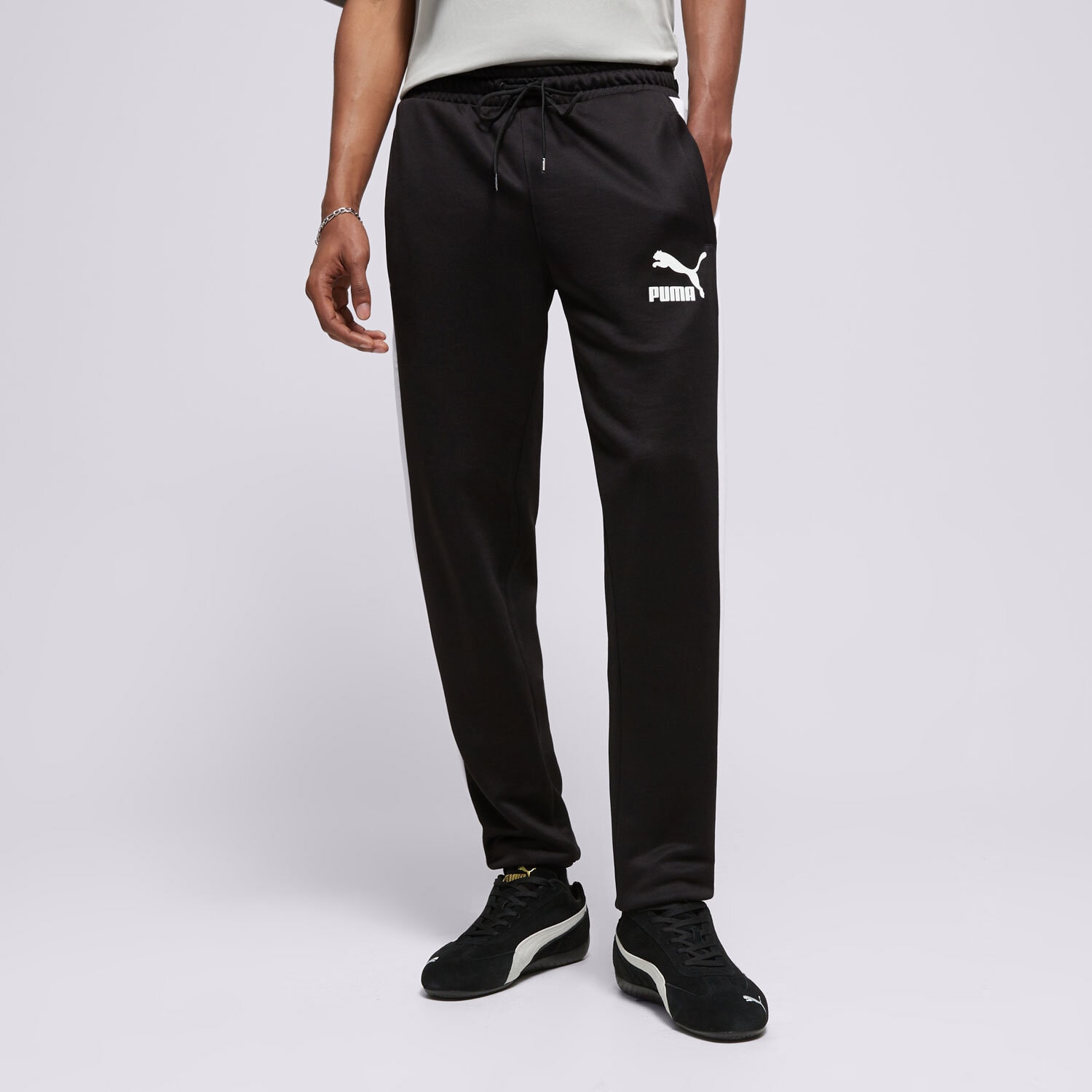 Herren Hosen PUMA HOSE ICONIC T7 TRACK 53009801 Schwarz