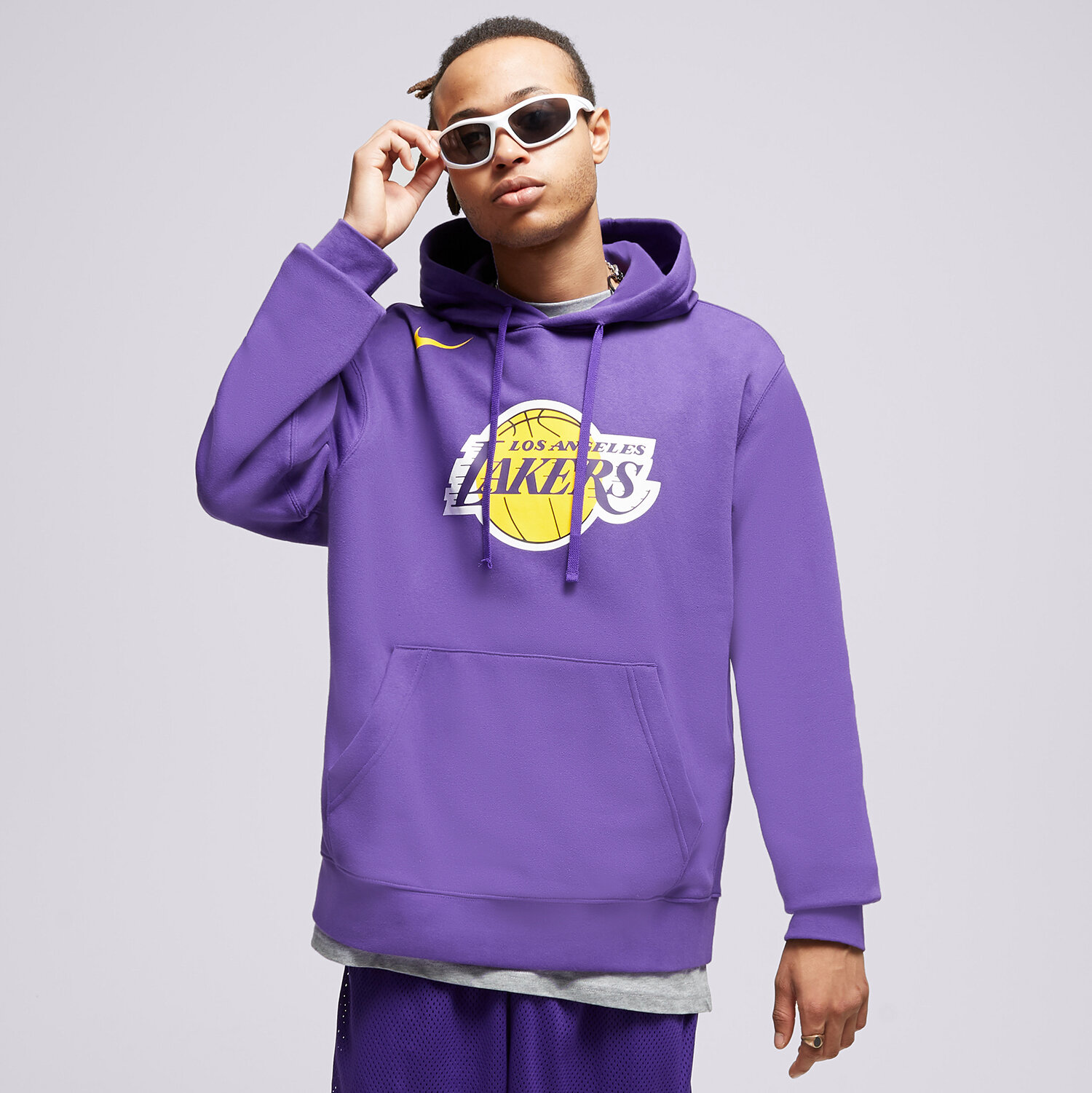 Herren NIKE HOODIE LAL MNK CLUB HDY PO NBA DX9997-504 Violet