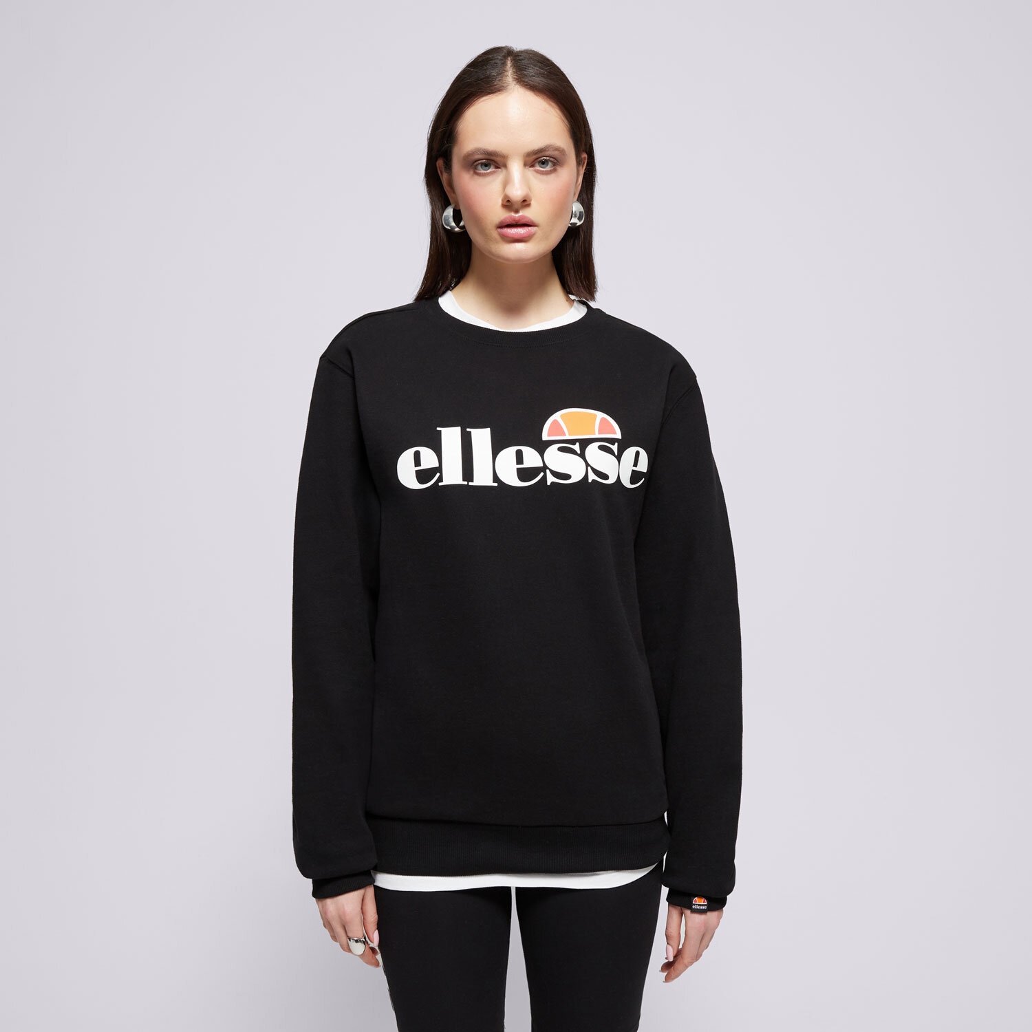 Damen ELLESSE SWEATSHIRT AGATA BLK SGS03238001 Schwarz