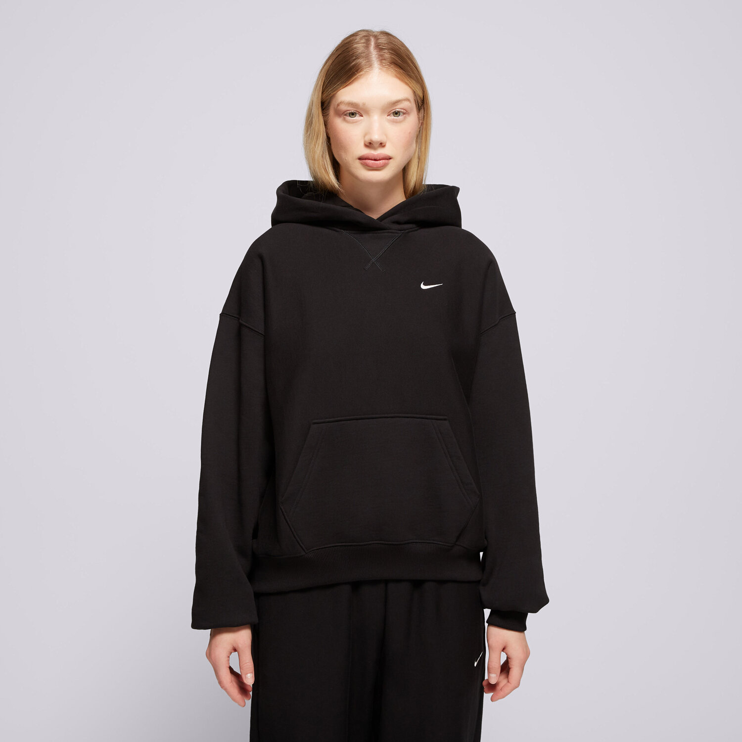 Damen NIKE HOODIE W NK STDO FLC HVY OS PO HDY IO2105-001 Schwarz