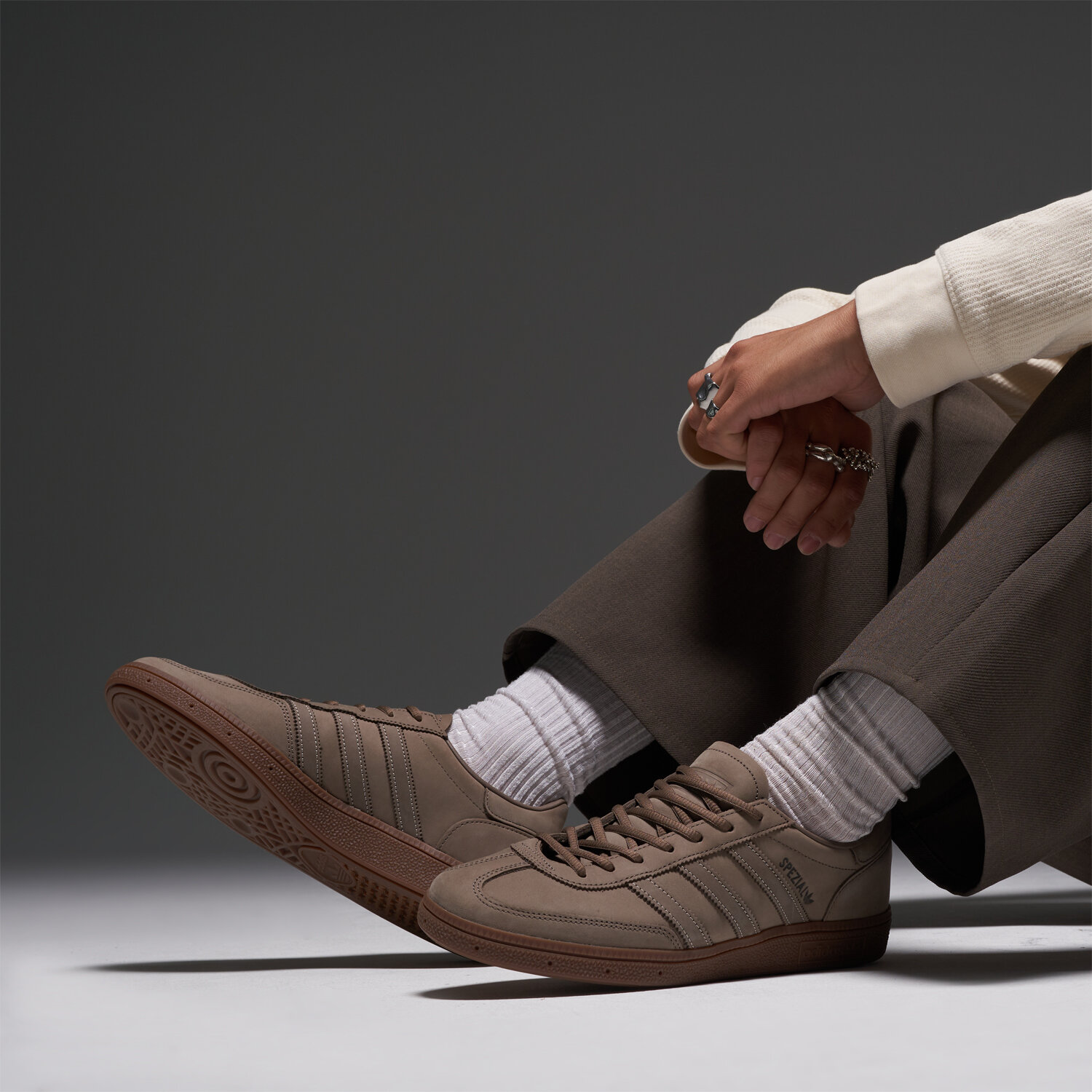 adidas HANDBALL SPEZIAL UNISEX - Trainers - blanch brown — foto 2
