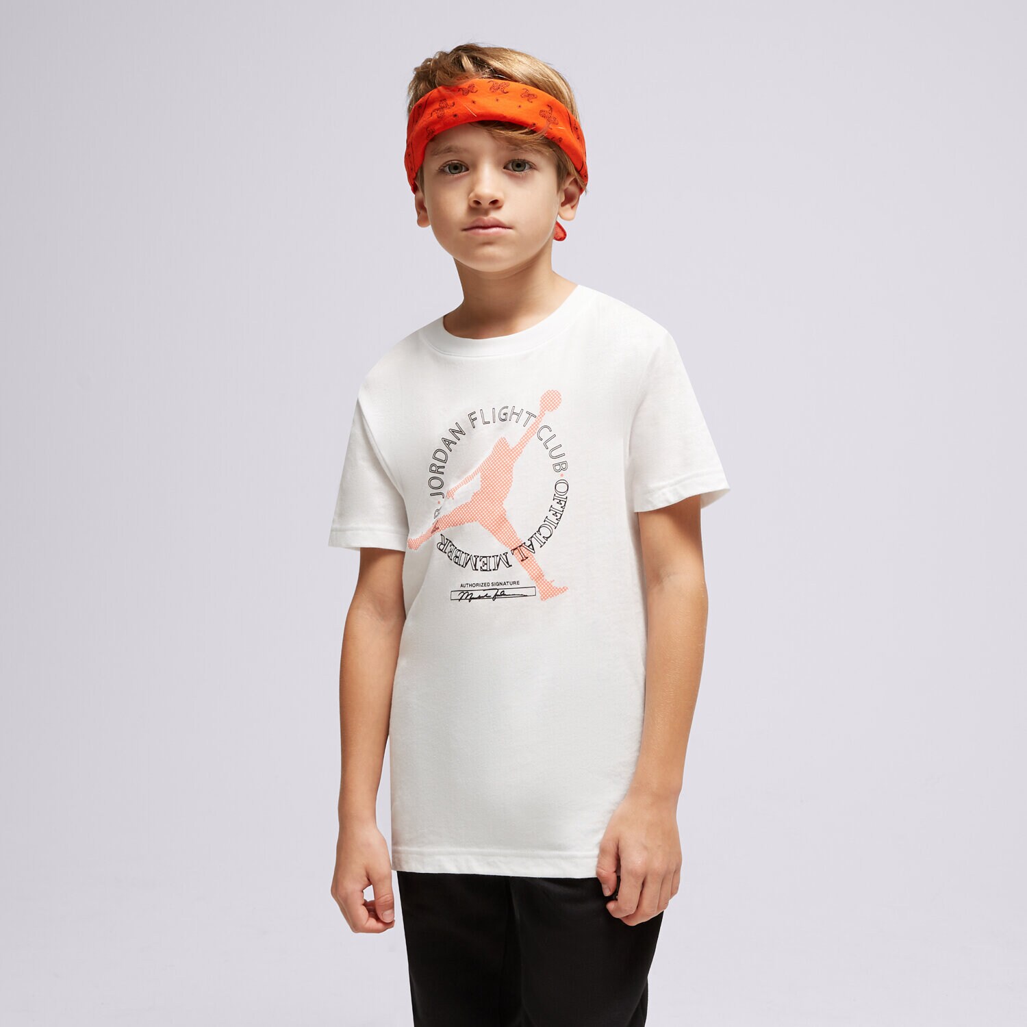 Kinder T-Shirt JORDAN T-SHIRT OFFICIAL MEMBER S/S TEE BOY 95C342001 Weiß