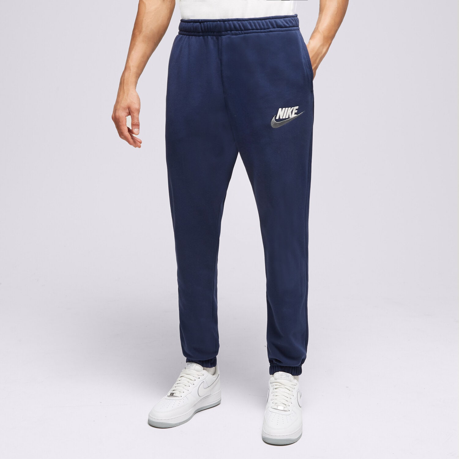 Herren Hosen NIKE HOSE M NK CLUB+ FT CF PANT LBR FB7687-410 Dunkelblau