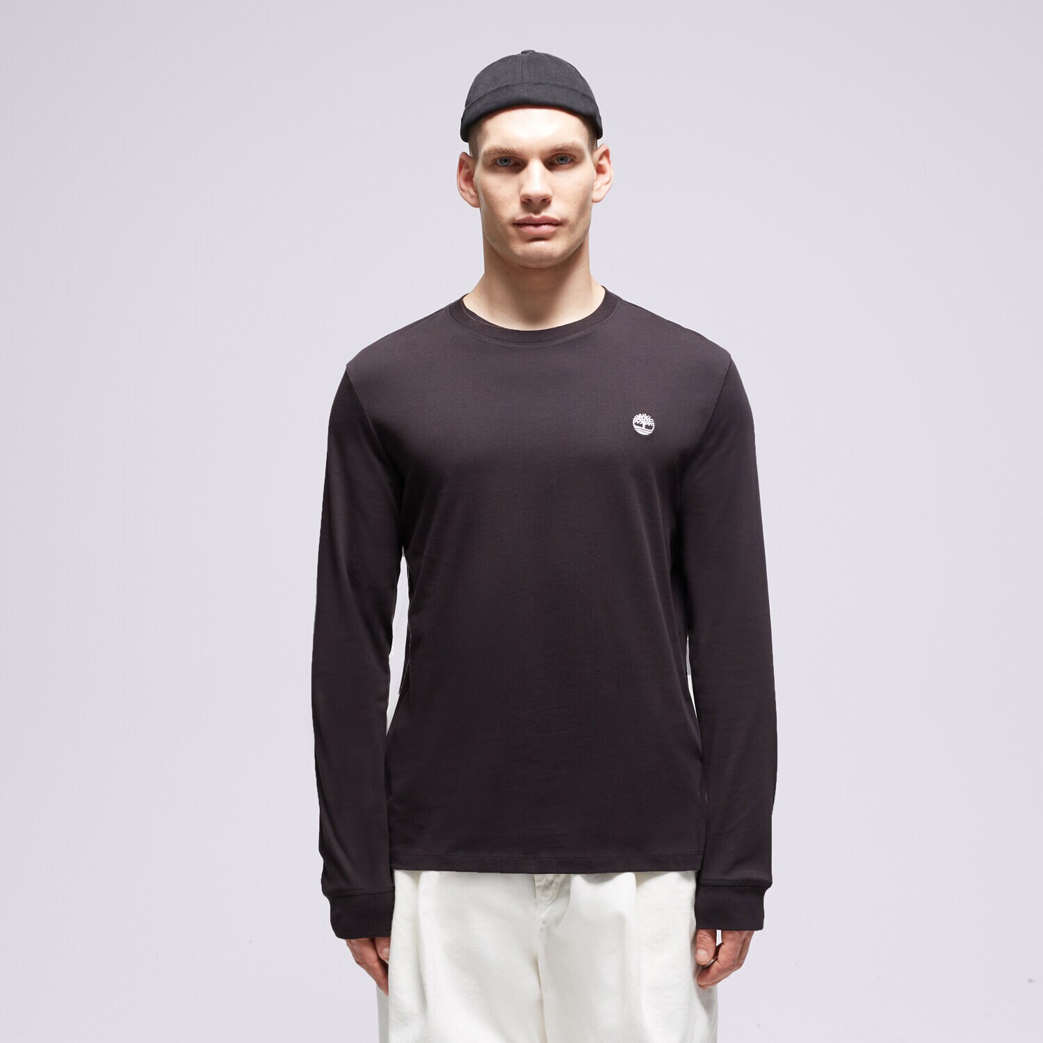Herren T-Shirt TIMBERLAND T-SHIRT LS DUNSTAN RIVER JERSEY CREW TEE SLIM TB0A2BQ30011 Schwarz