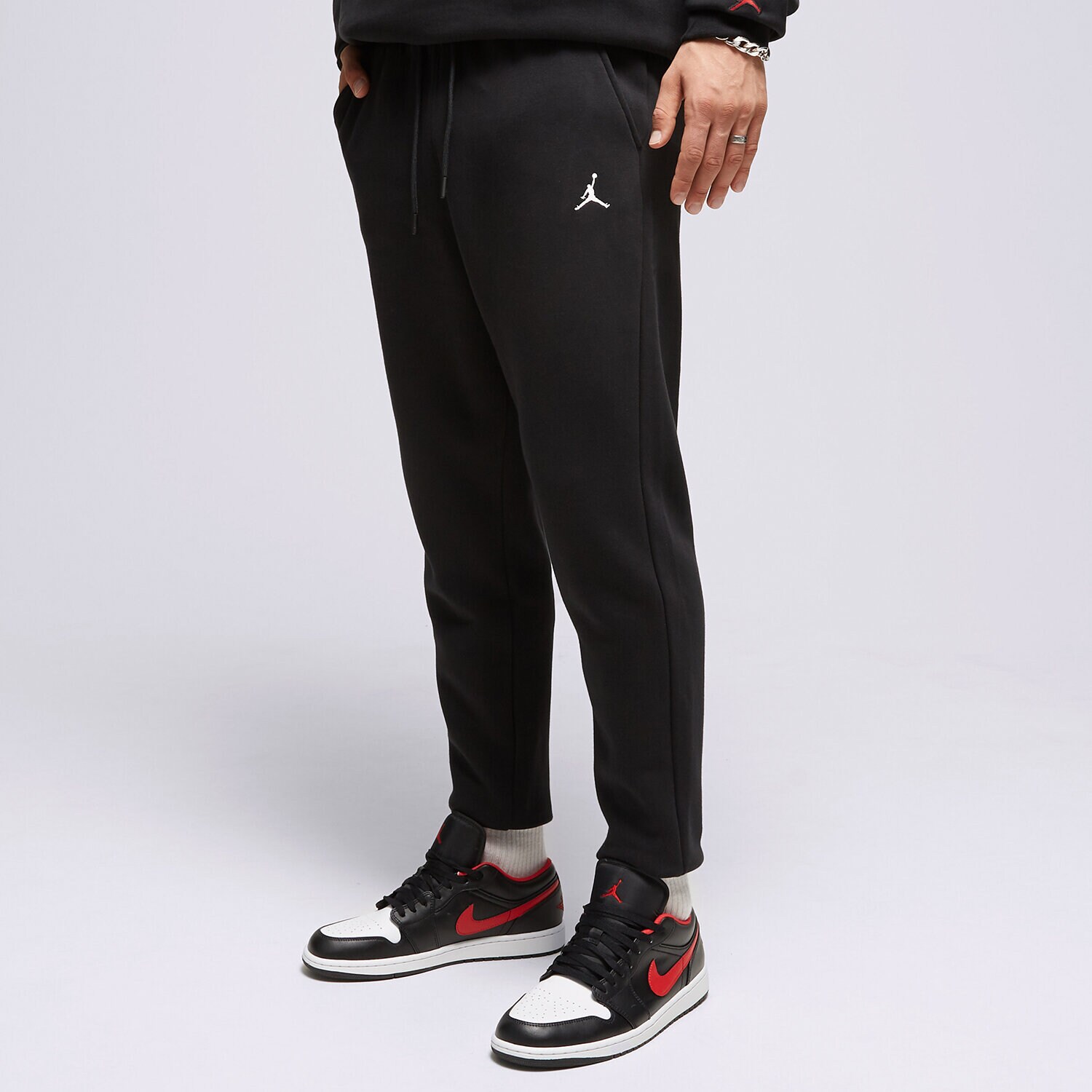 Herren Hosen JORDAN HOSE M J ESS FLC PANT FJ7779-010 Schwarz