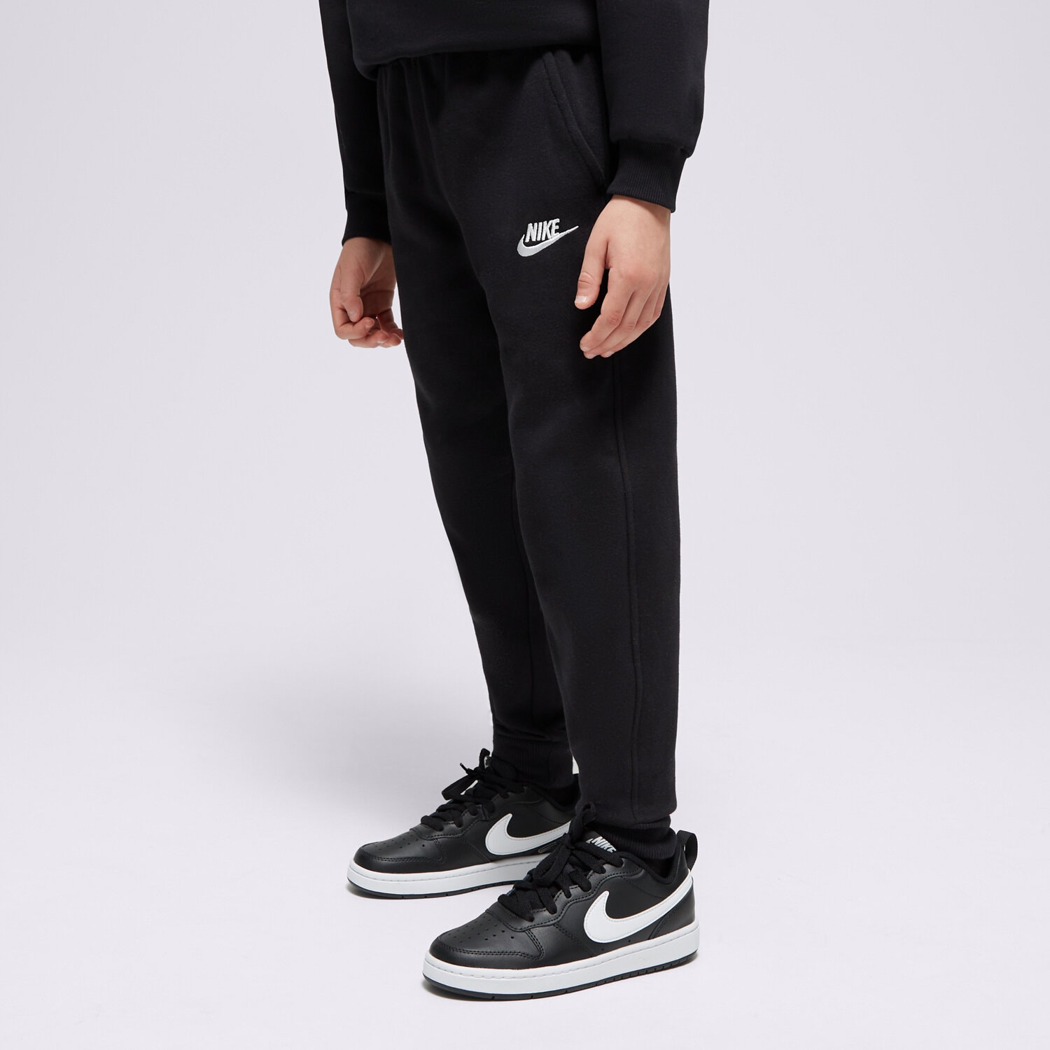 Kinder Hosen NIKE HOSE K NSW CLUB FLC JGGR LBR B FD3008-010 Schwarz