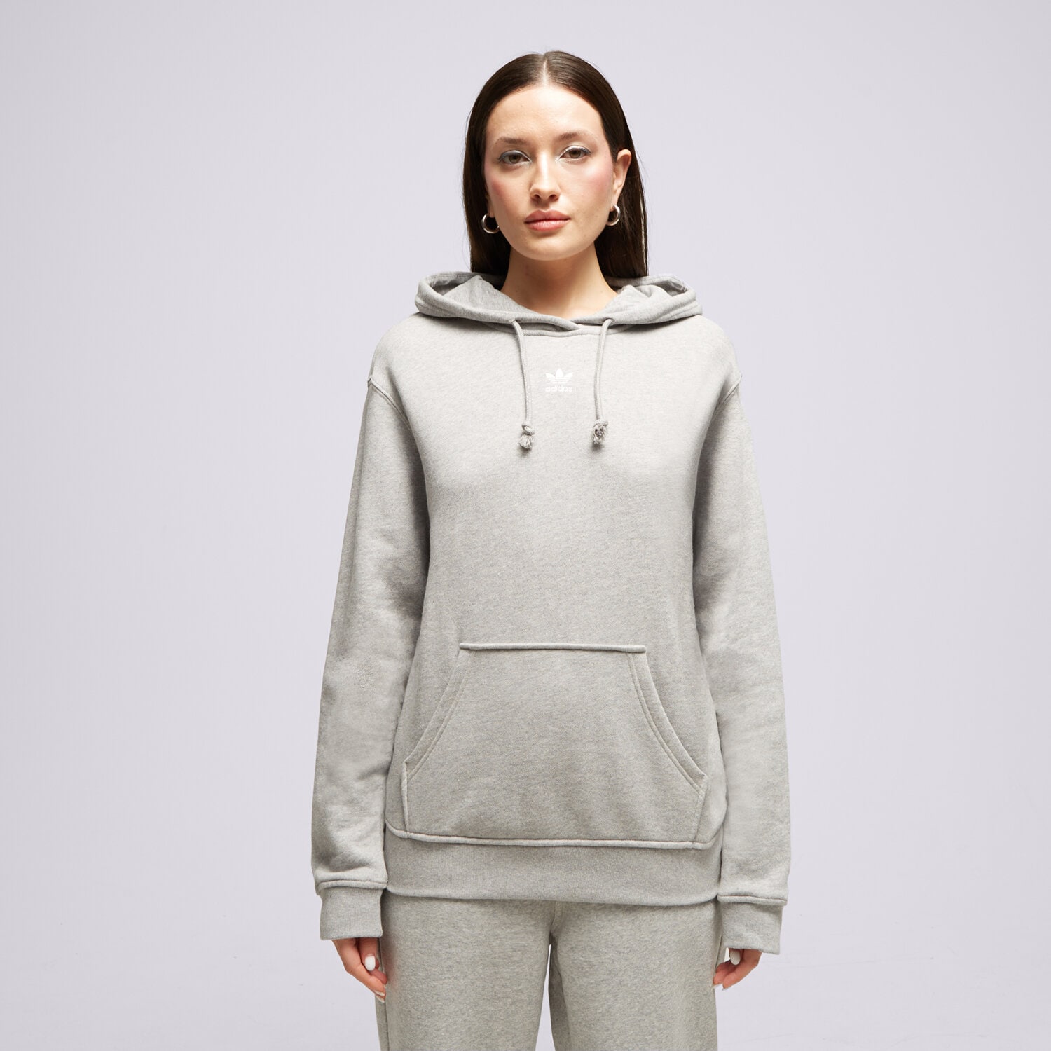 Damen ADIDAS HOODIE HOODIE IJ9760 Grau