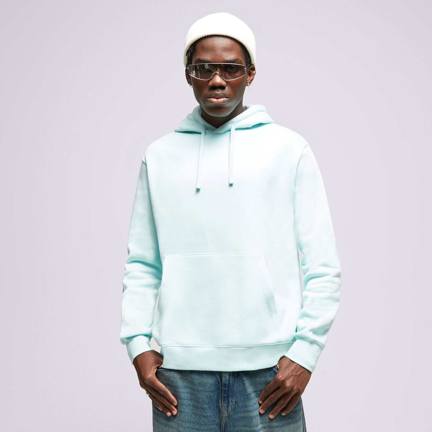 Herren NIKE HOODIE NIKE SPORTSWEAR CLUB BV2654-346 Türkis