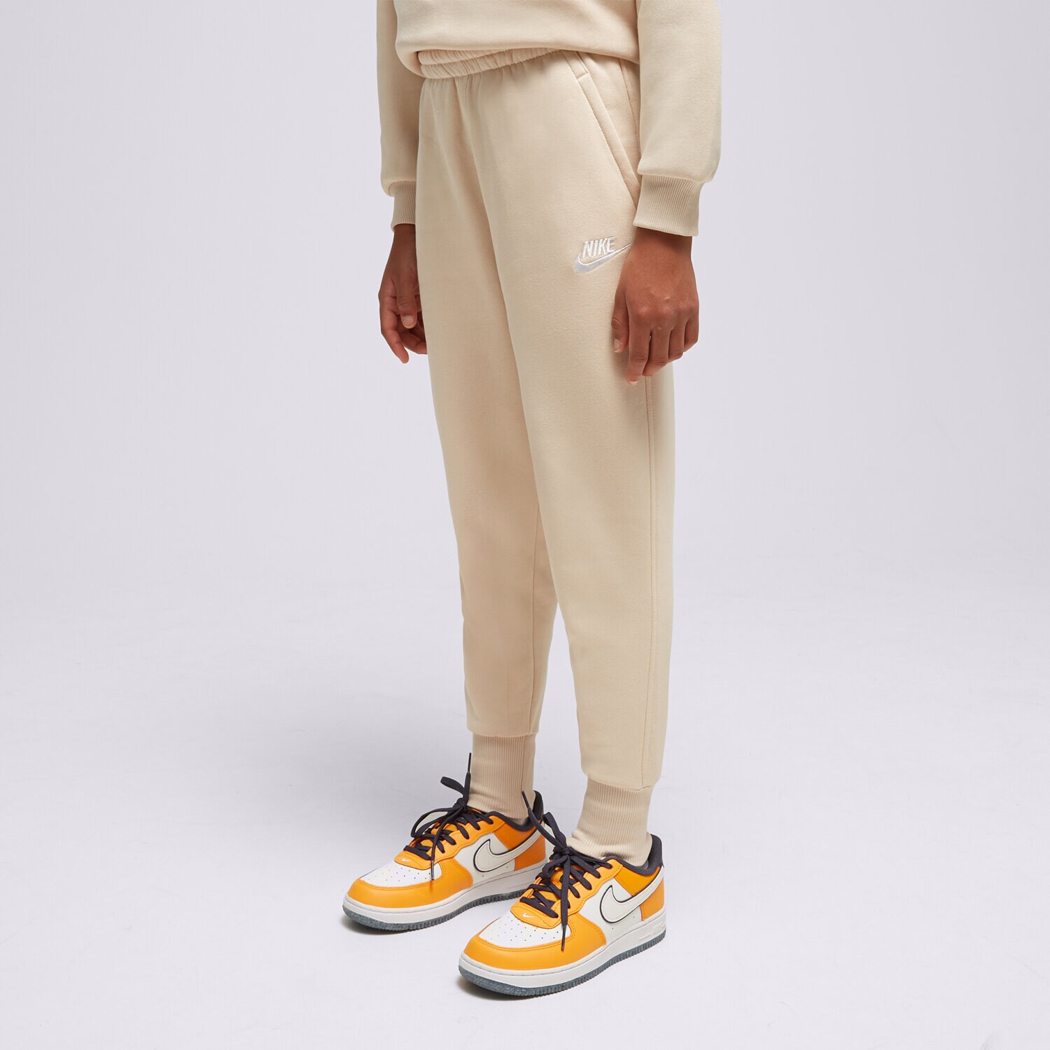 Kinder Hosen NIKE HOSE G NSW CLUB FLC HR FTD GIRL FD2921-126 Beige