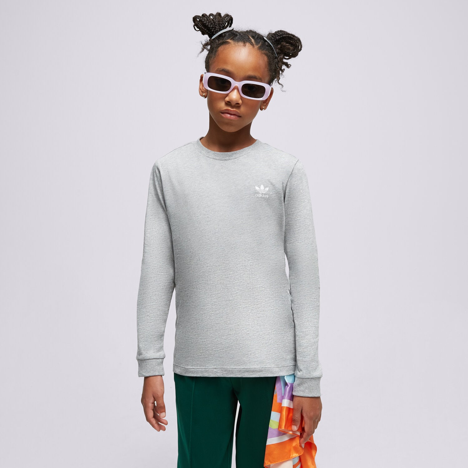 Kinder T-Shirt ADIDAS T SHIRT LS BOY IL2485 Grau