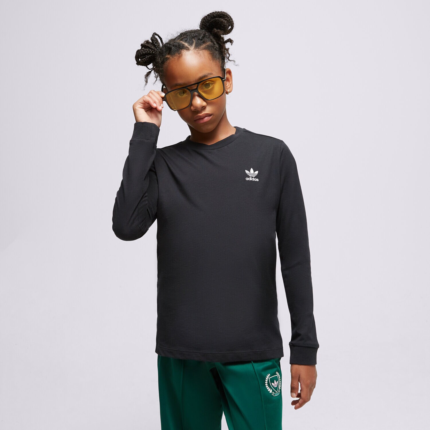 Kinder T-Shirt ADIDAS T SHIRT LS U IL2484 Schwarz