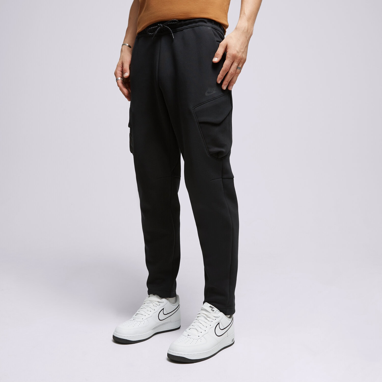 Herren Hosen NIKE HOSE M NSW TECH FLC UTILITY PANT DM6453-010 Schwarz