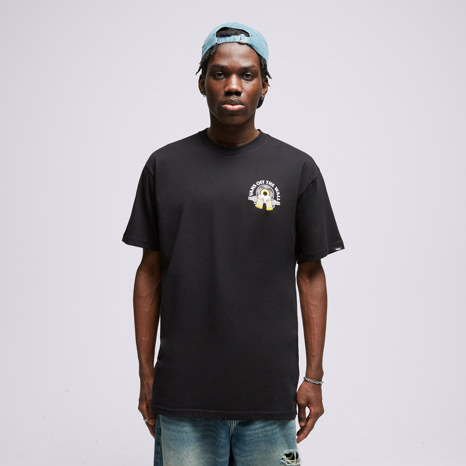 Herren T-Shirt VANS T-SHIRT BREW BROS TUNES VN0008EXBLK1 Multicolor