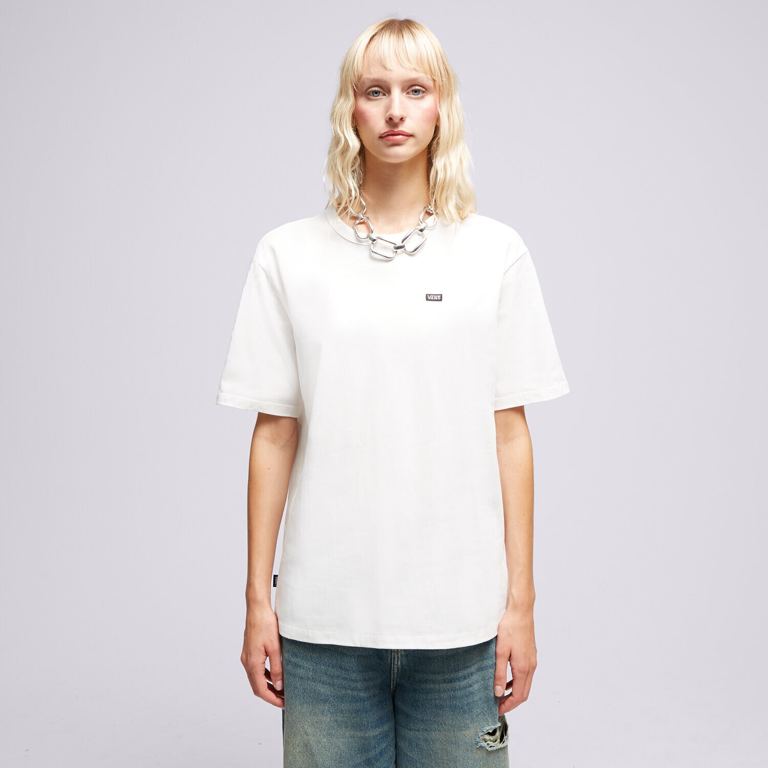 Damen T-Shirt VANS T-SHIRT WM SS OTW VN0A5I8XWHT1 Weiß