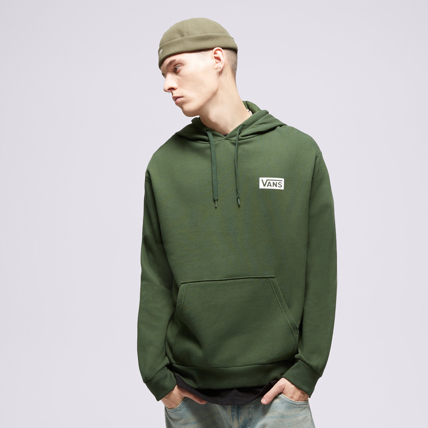 Vans green hoodie on sale
