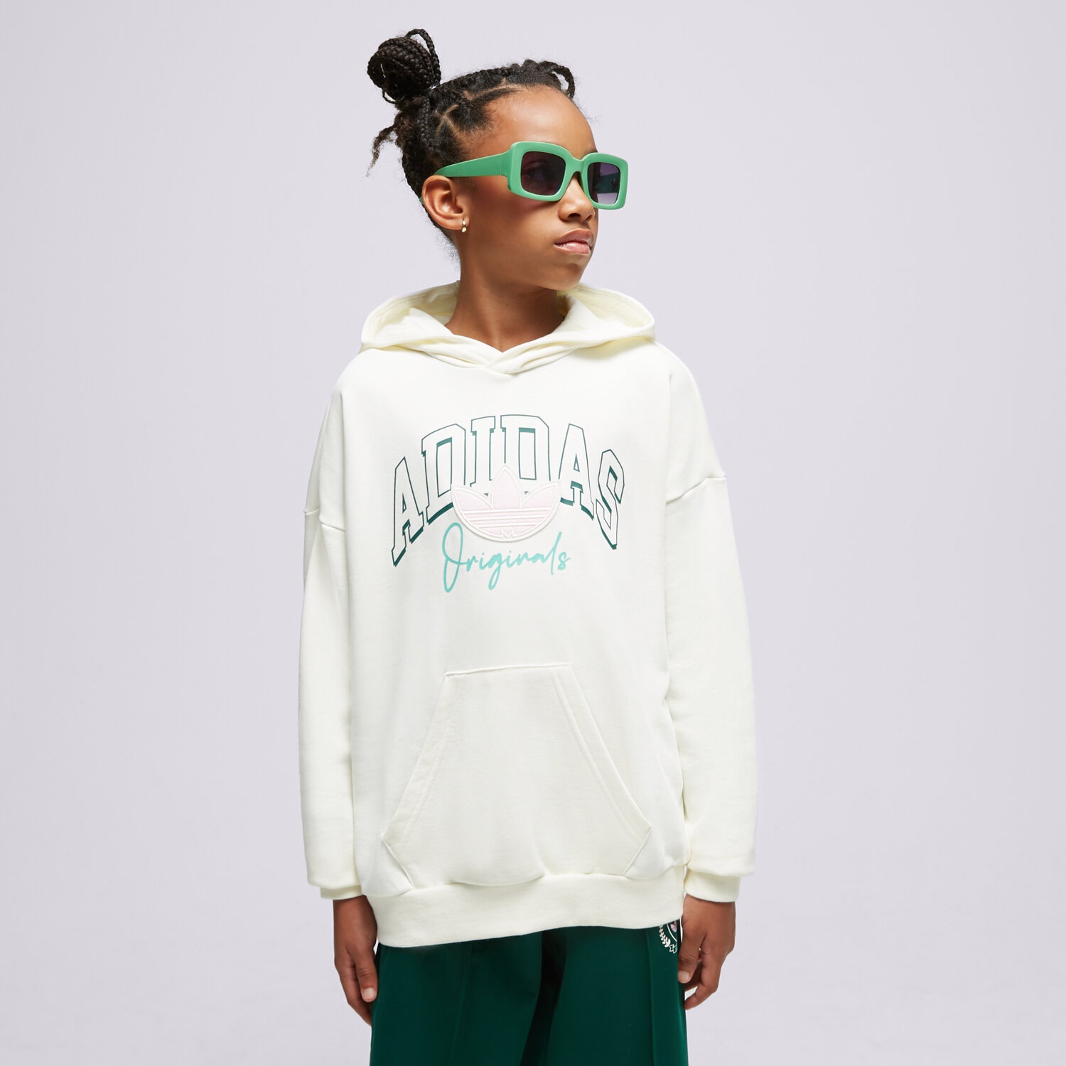 Kinder ADIDAS HOODIE U IL5042 Weiß