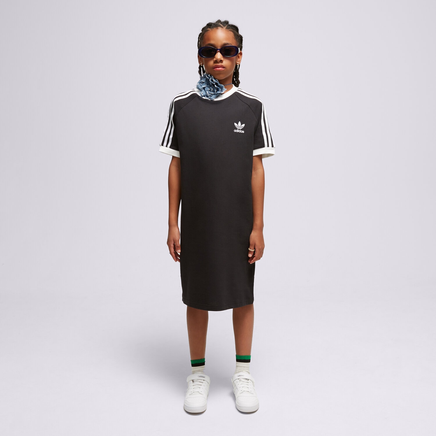 Kinder ADIDAS KLEID TEE GIRL IM3902 Schwarz