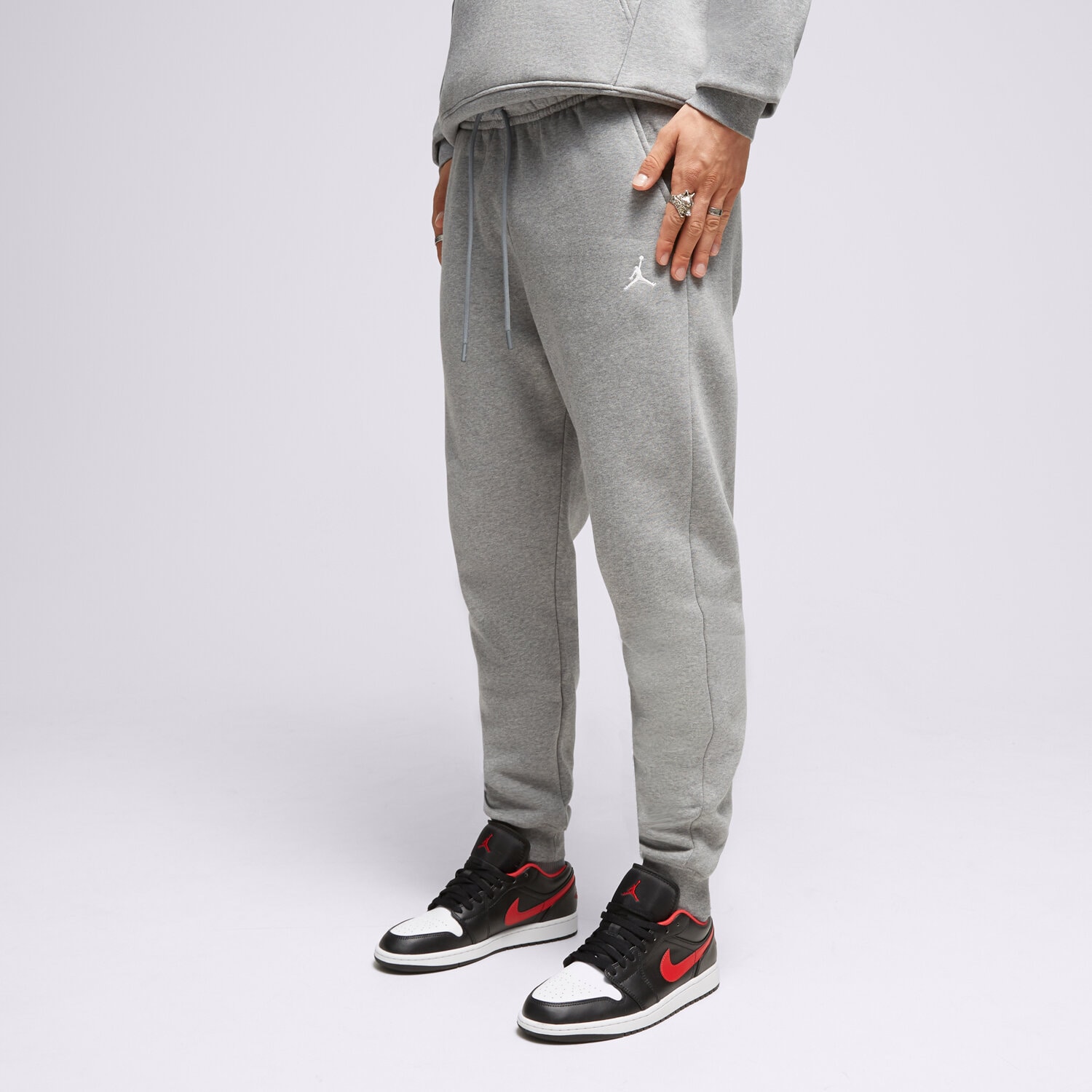 Herren Hosen JORDAN HOSE M J ESS FLC PANT FJ7779-091 Grau
